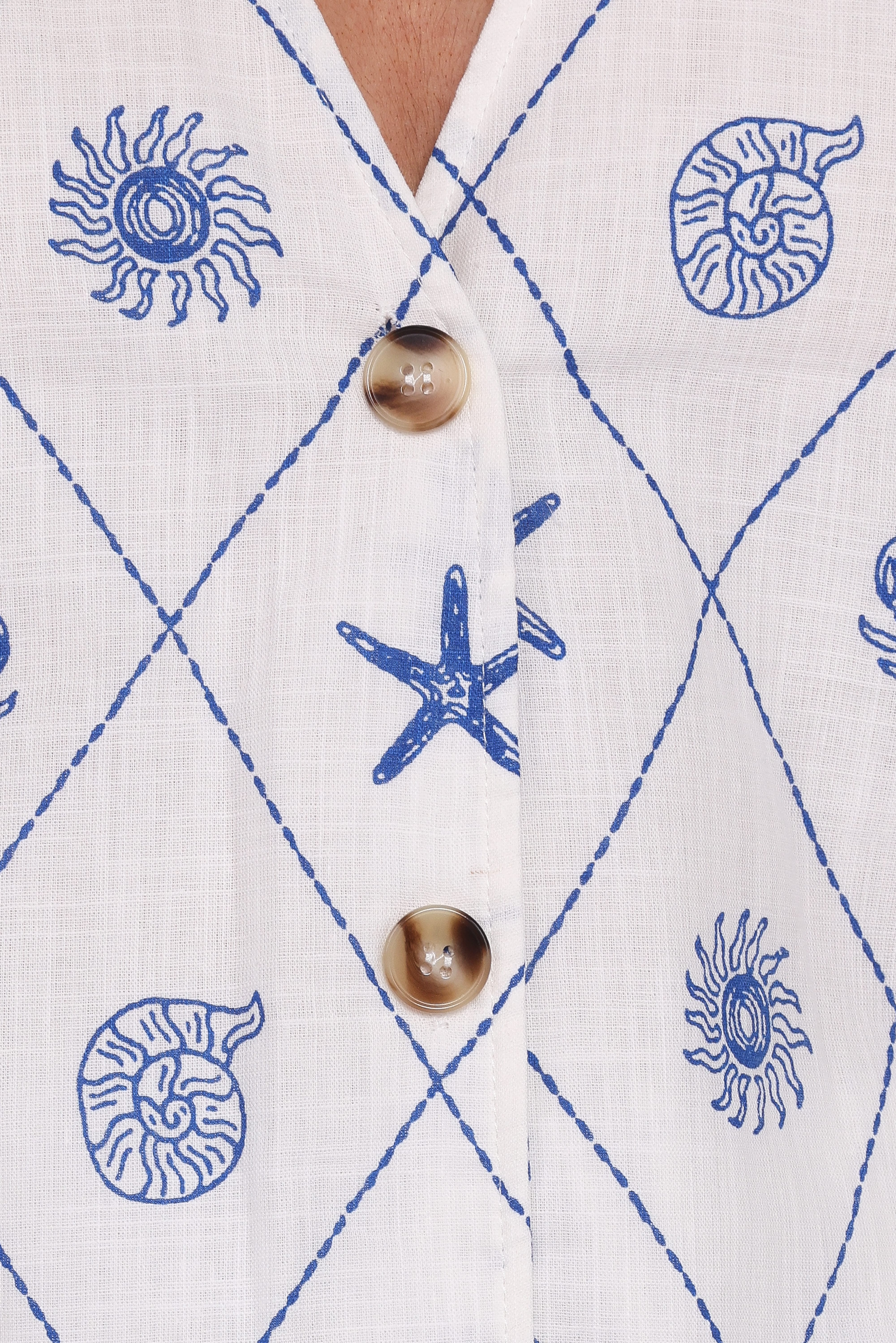 Miller Short Set - Seashell Print - Image 8