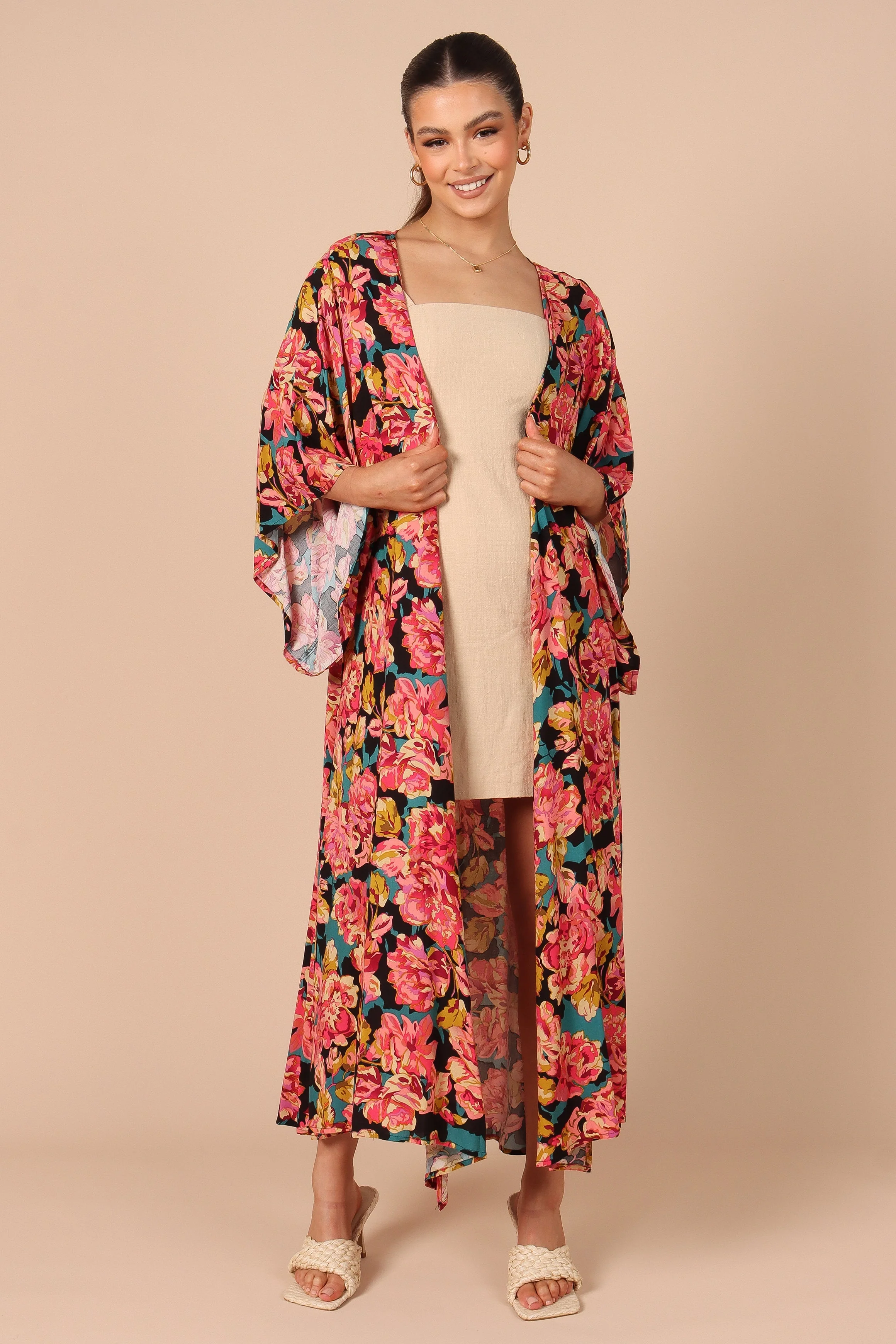Mishka Kimono - Teal Floral
