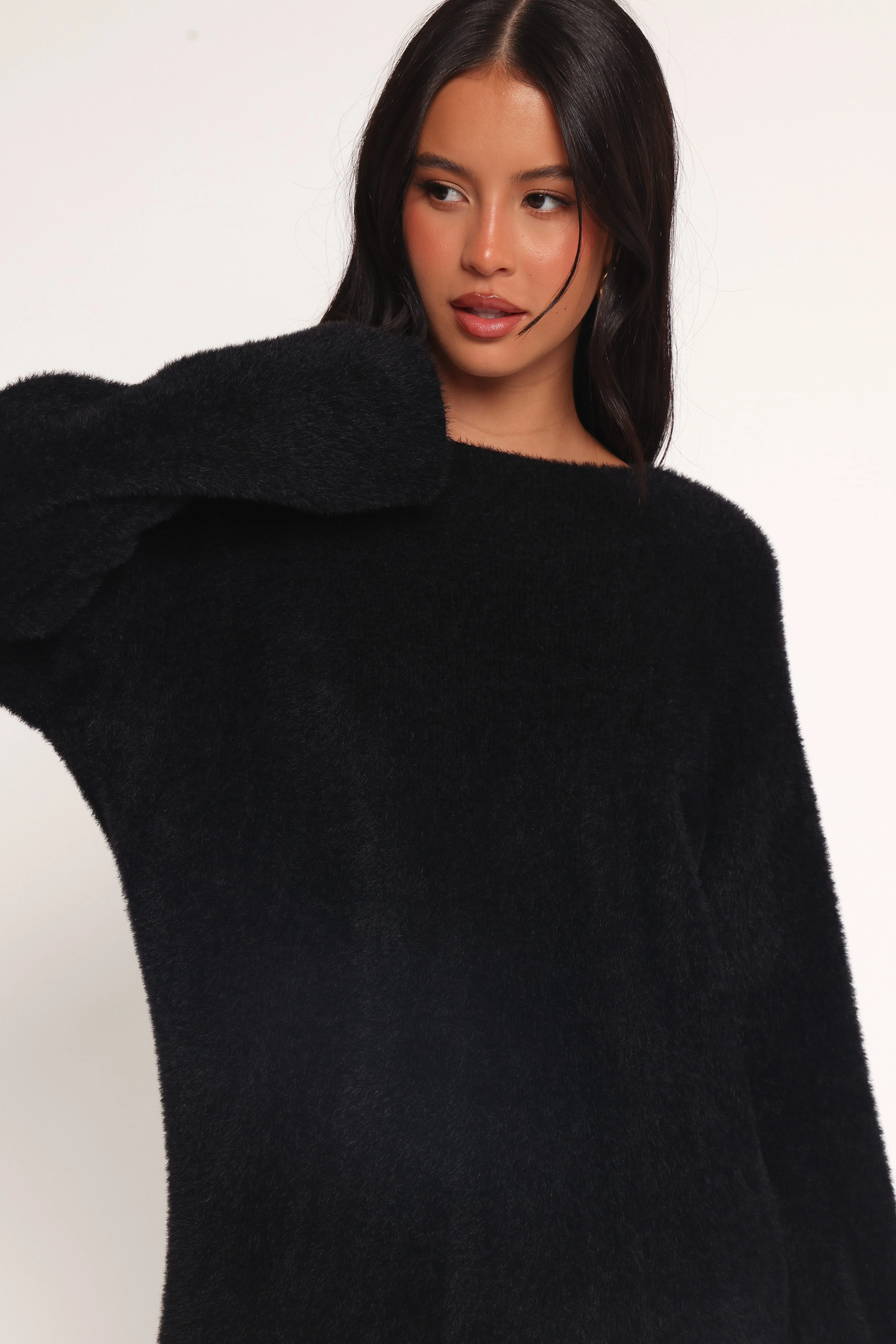 Mitchell Knit Mini Dress - Black - Image 8