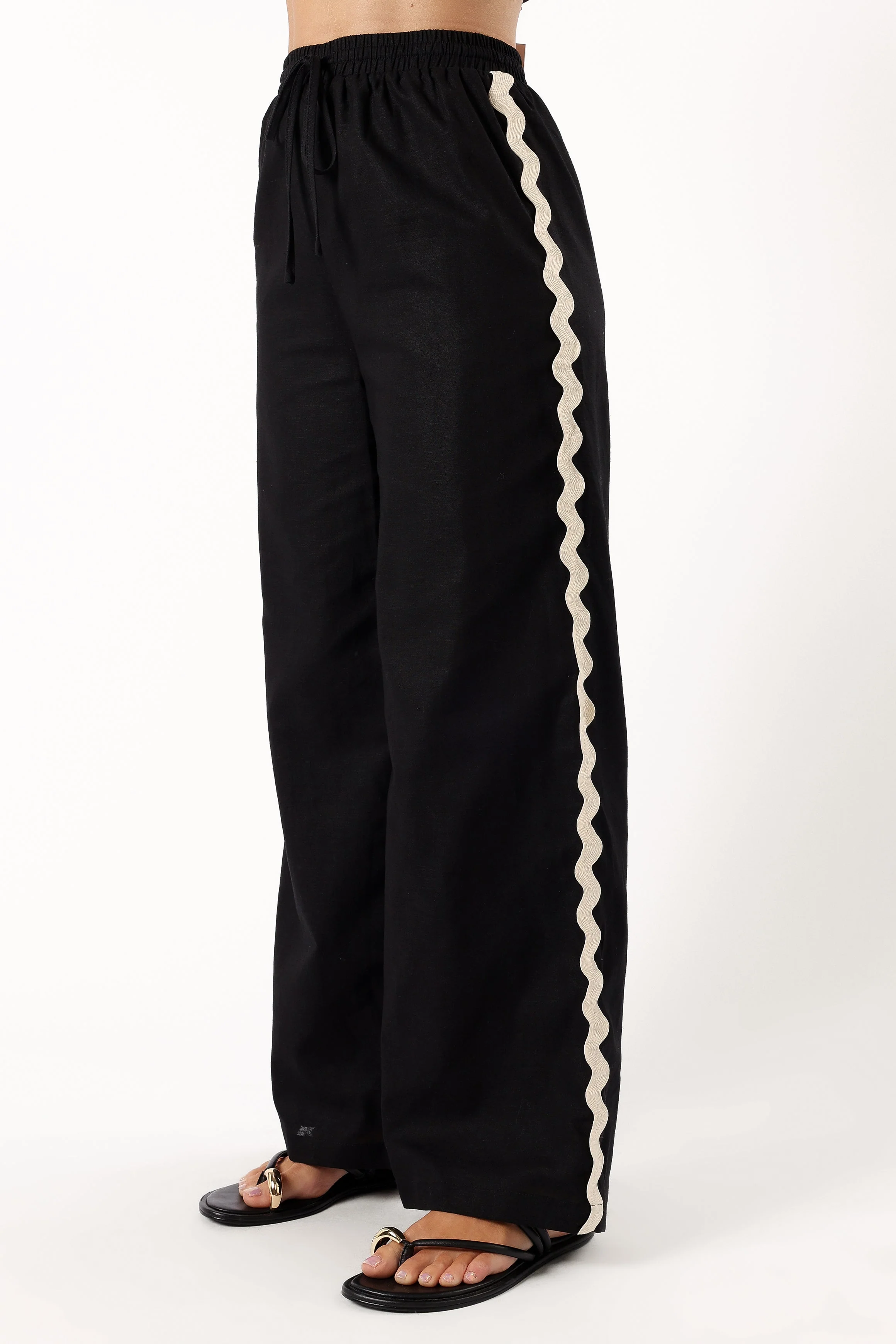 Mollymook Pants - Black Cream - Image 7