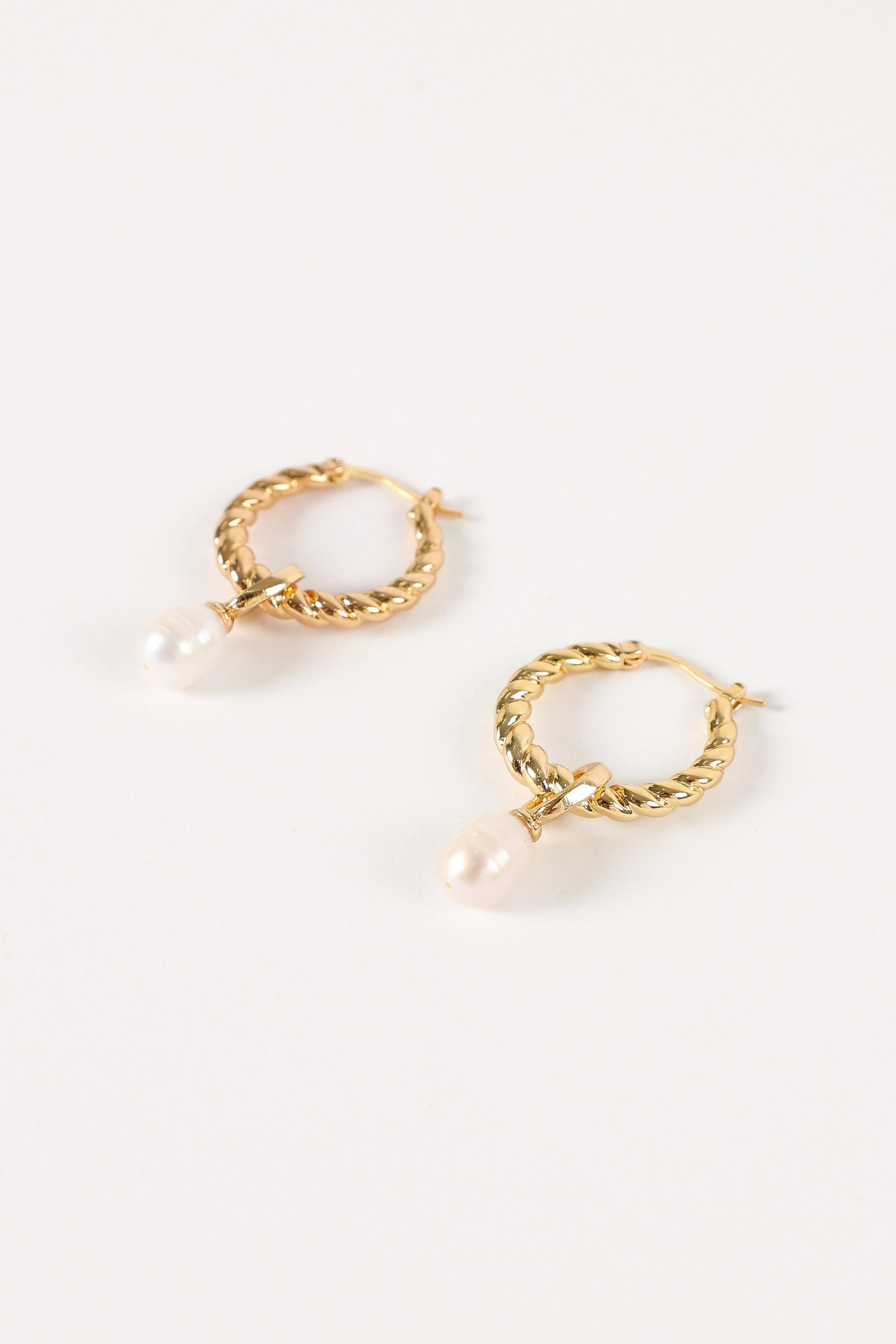Monika Hoop Earrings - Gold - Image 4