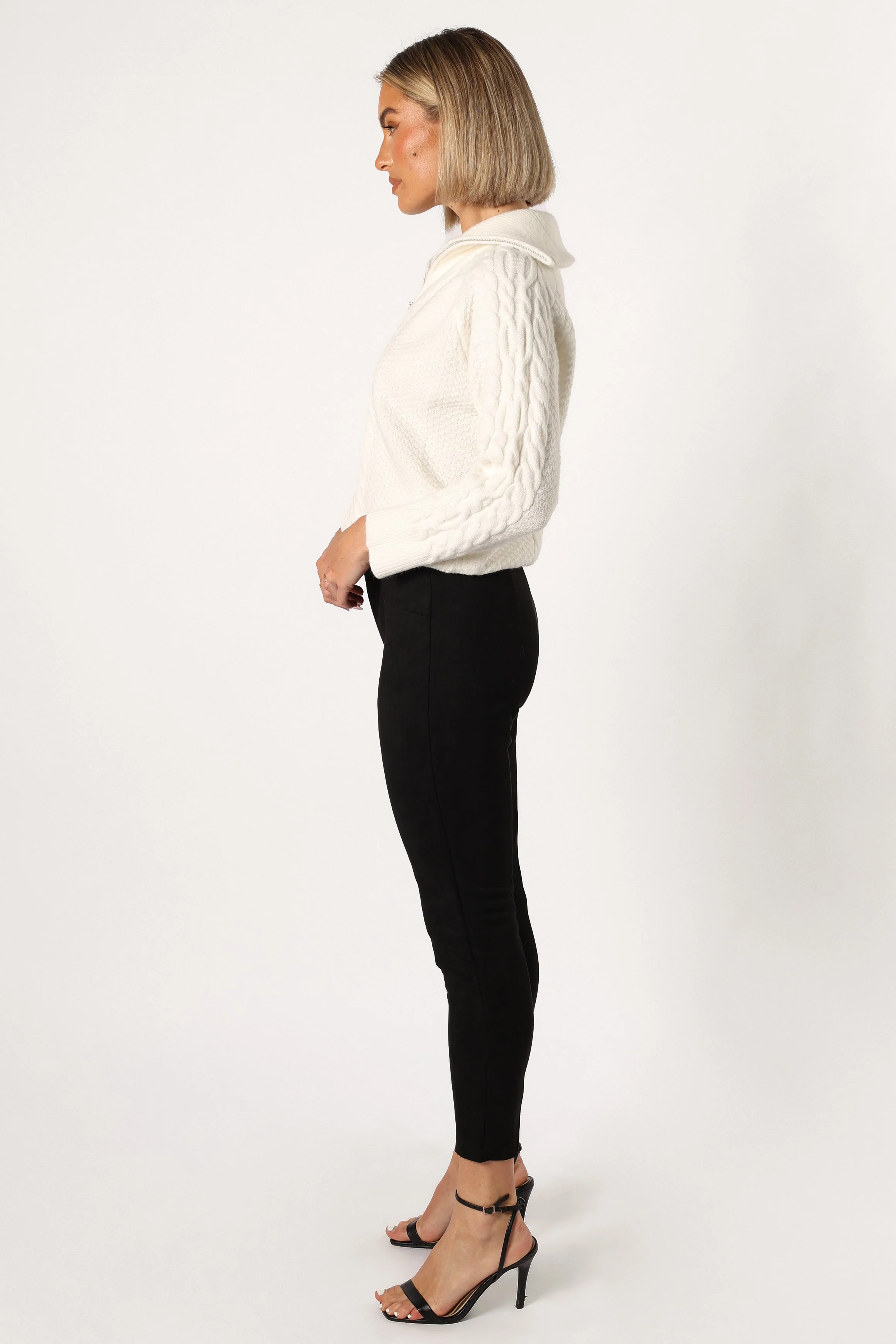 Morgan Suede Look Legging - Black - Image 5