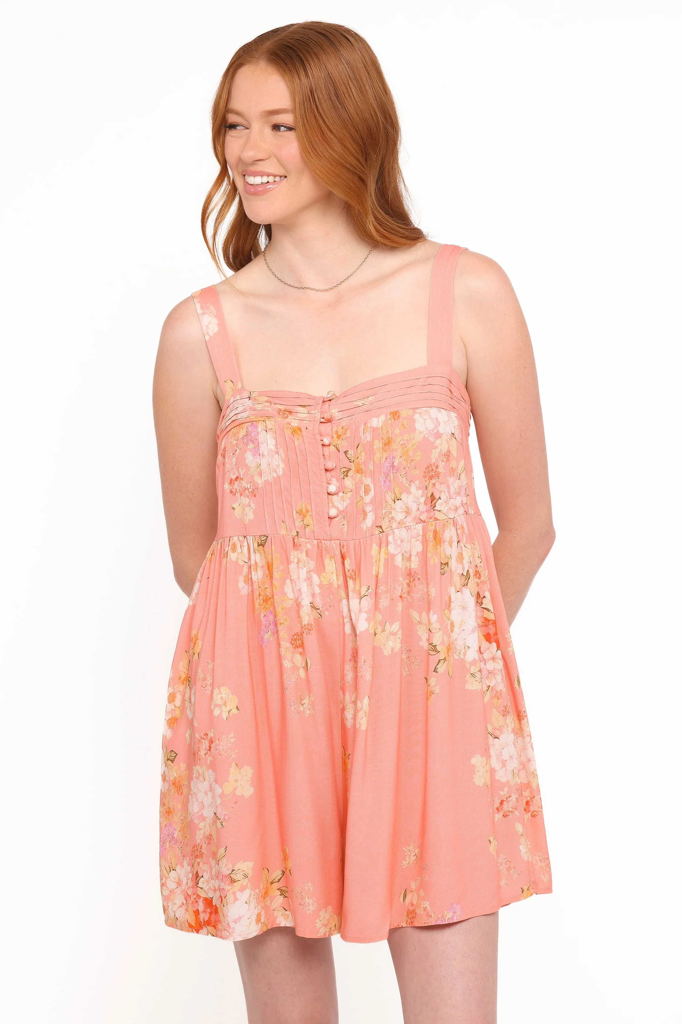 Nani Playsuit - Pink Floral
