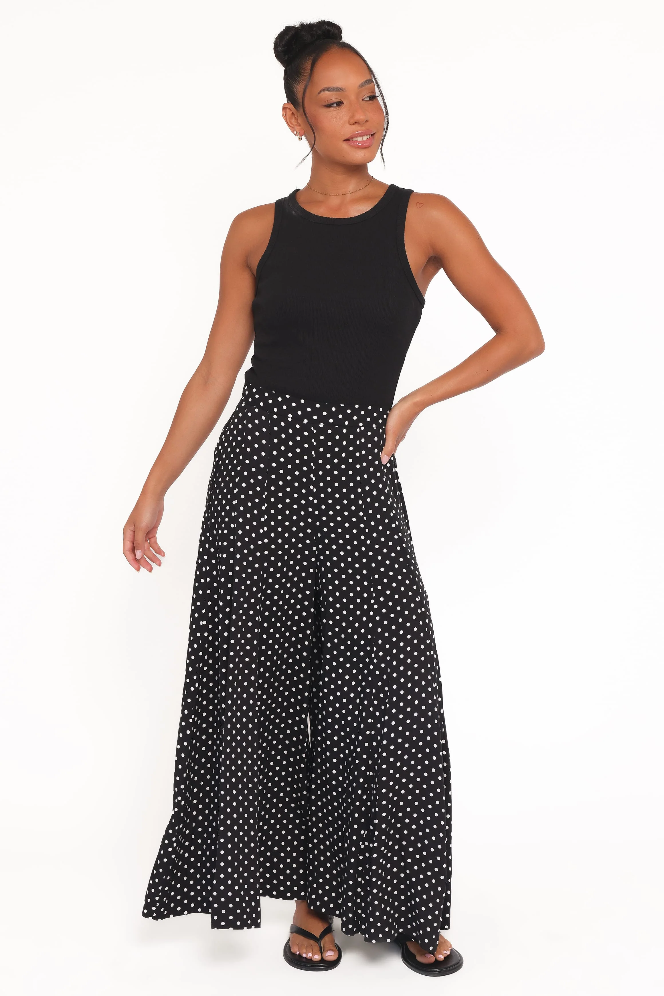 Neveah Pant - Black Polka Dot - Image 2