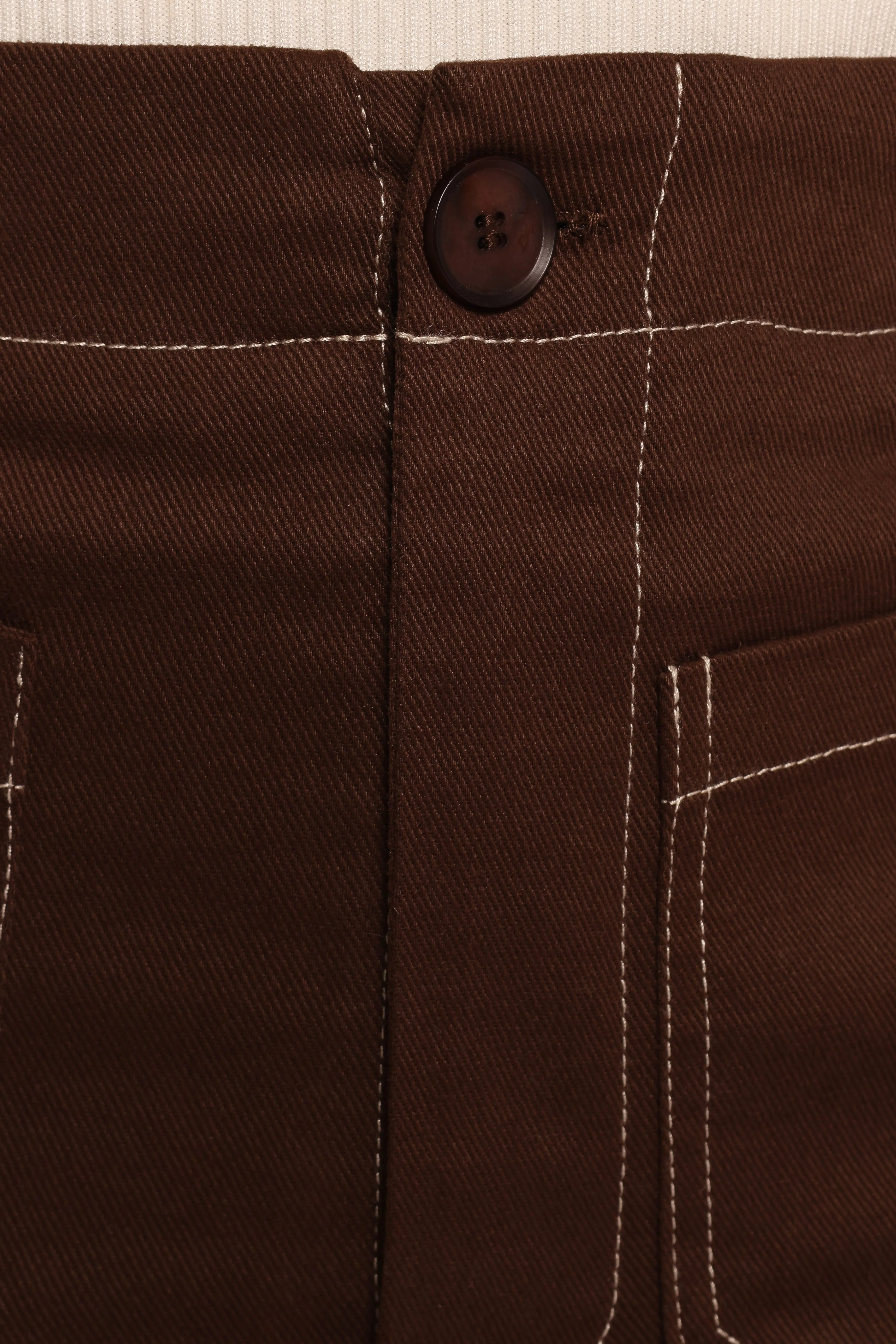 Nikko Midi Skirt - Chocolate Brown - Image 8