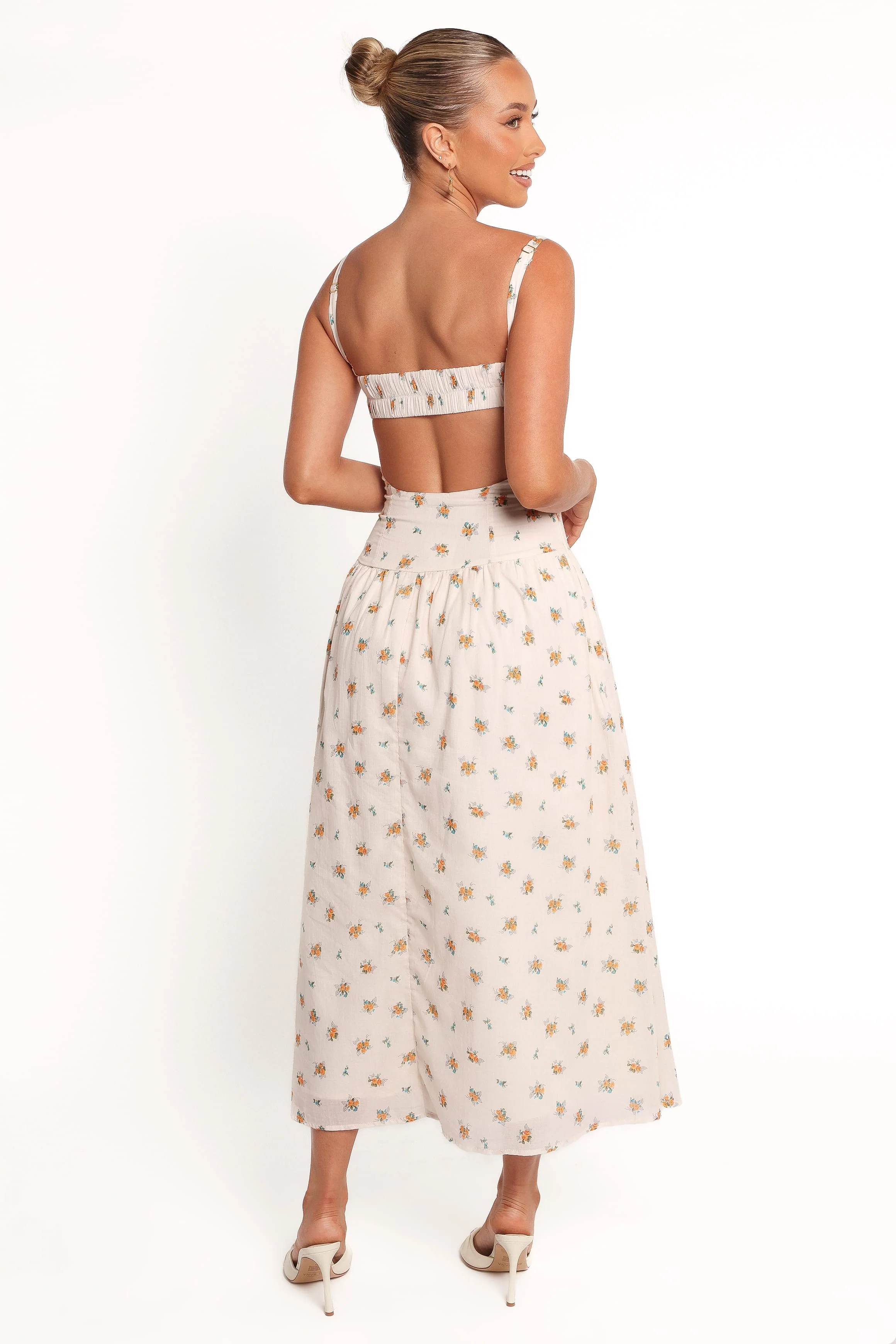 Oakley Maxi Dress - Yellow Floral - Image 2