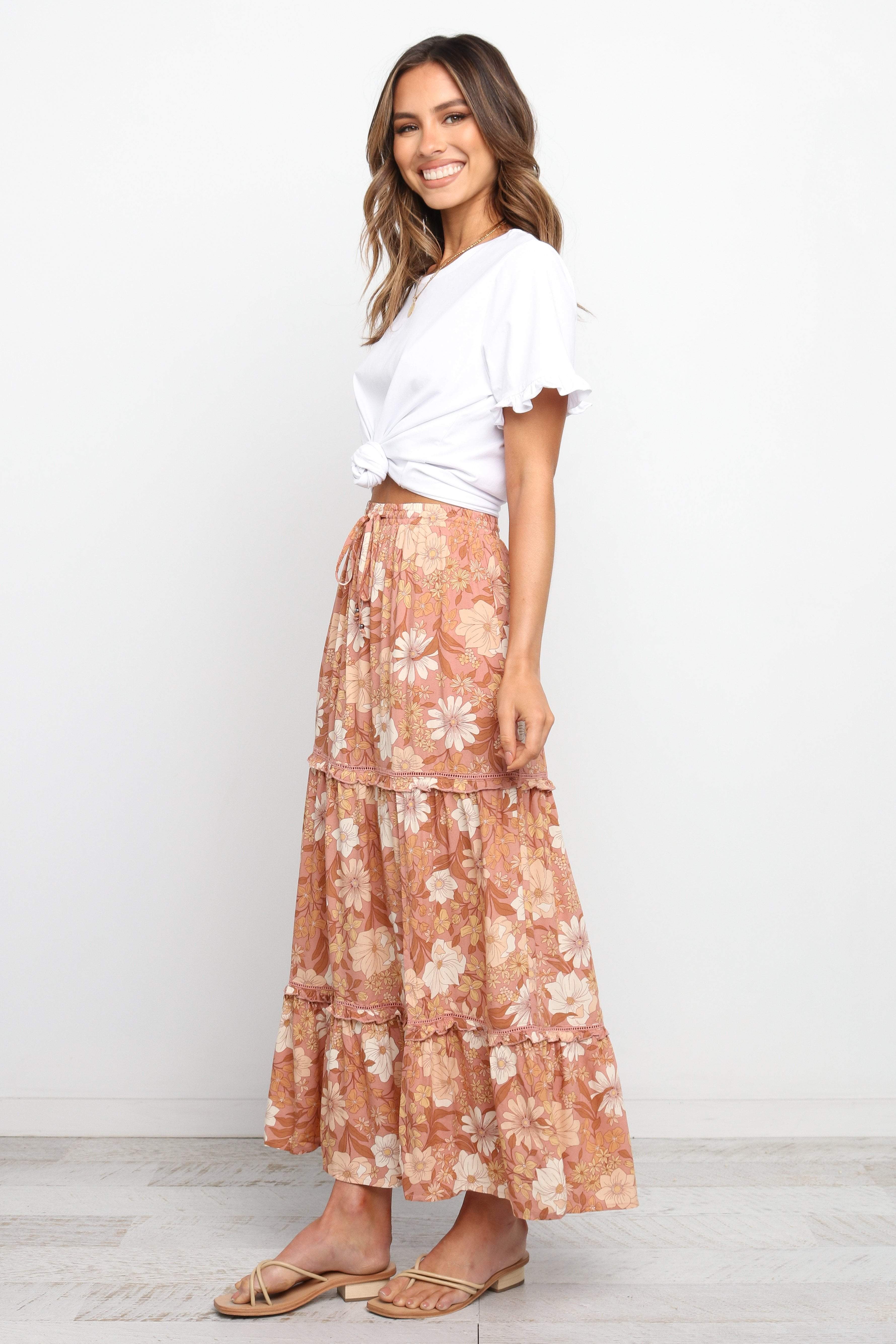 Osani Skirt - Brown - Image 4