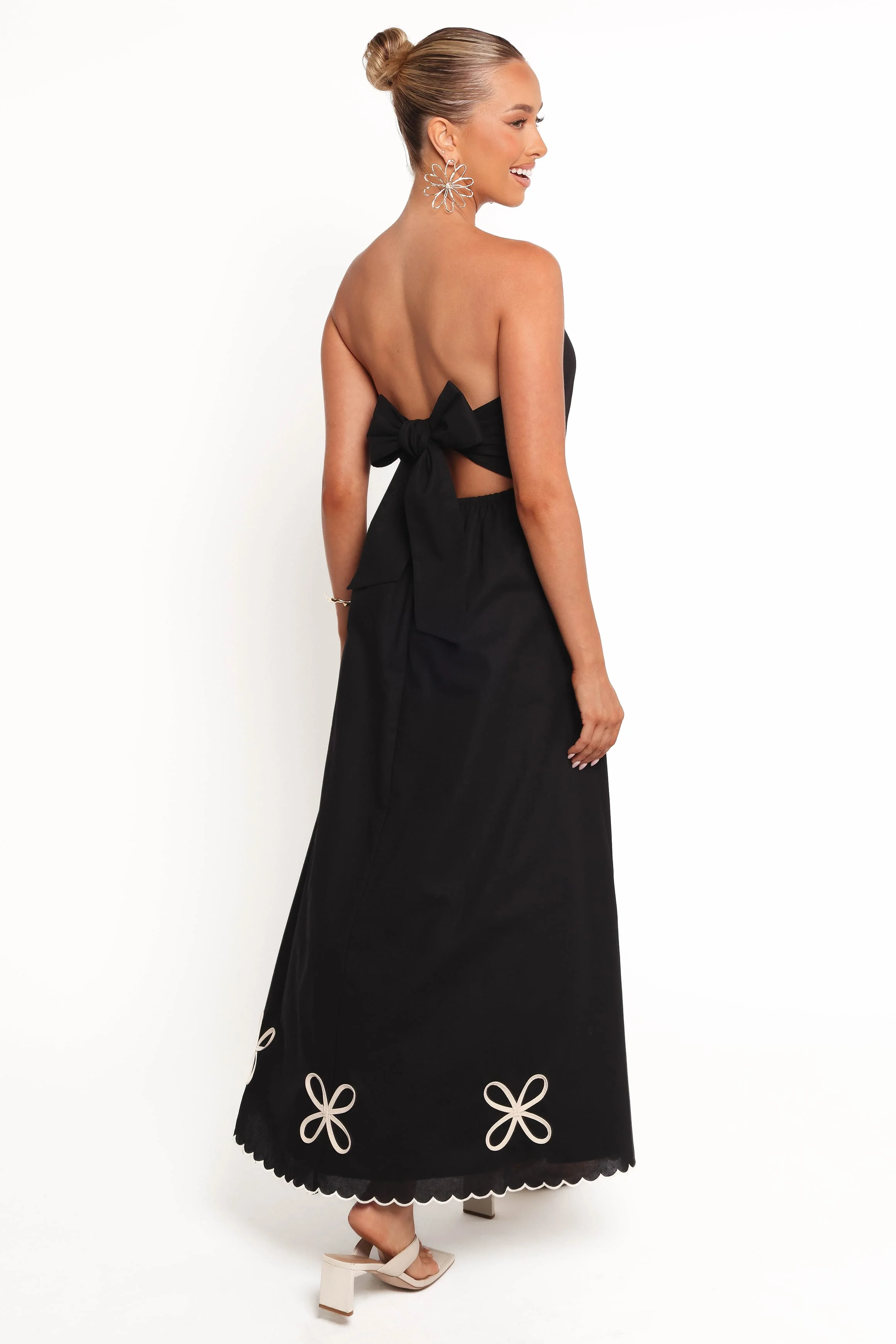 Paola Midi Dress - Black - Image 3