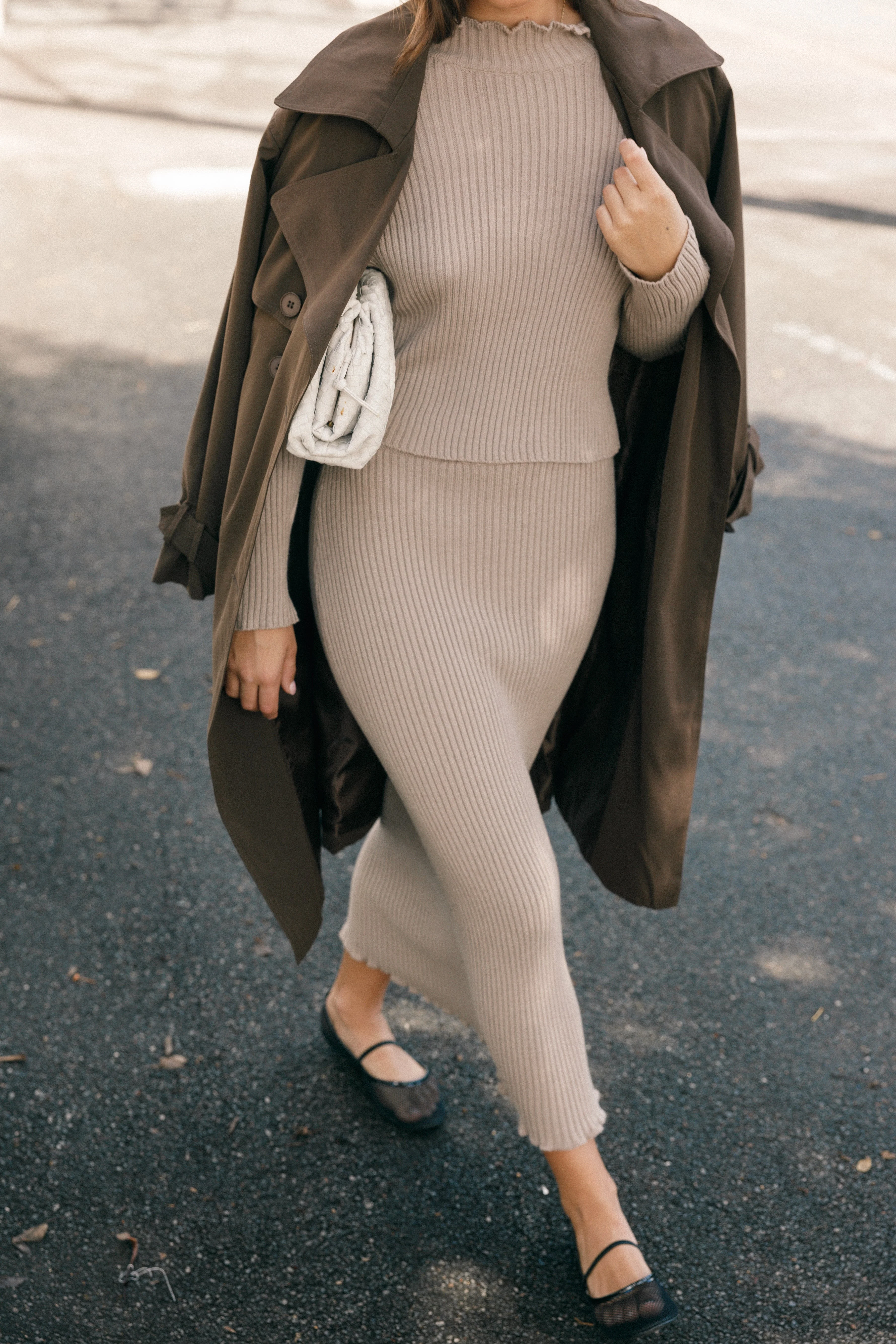 Payton Knitted Set - Taupe - Image 2