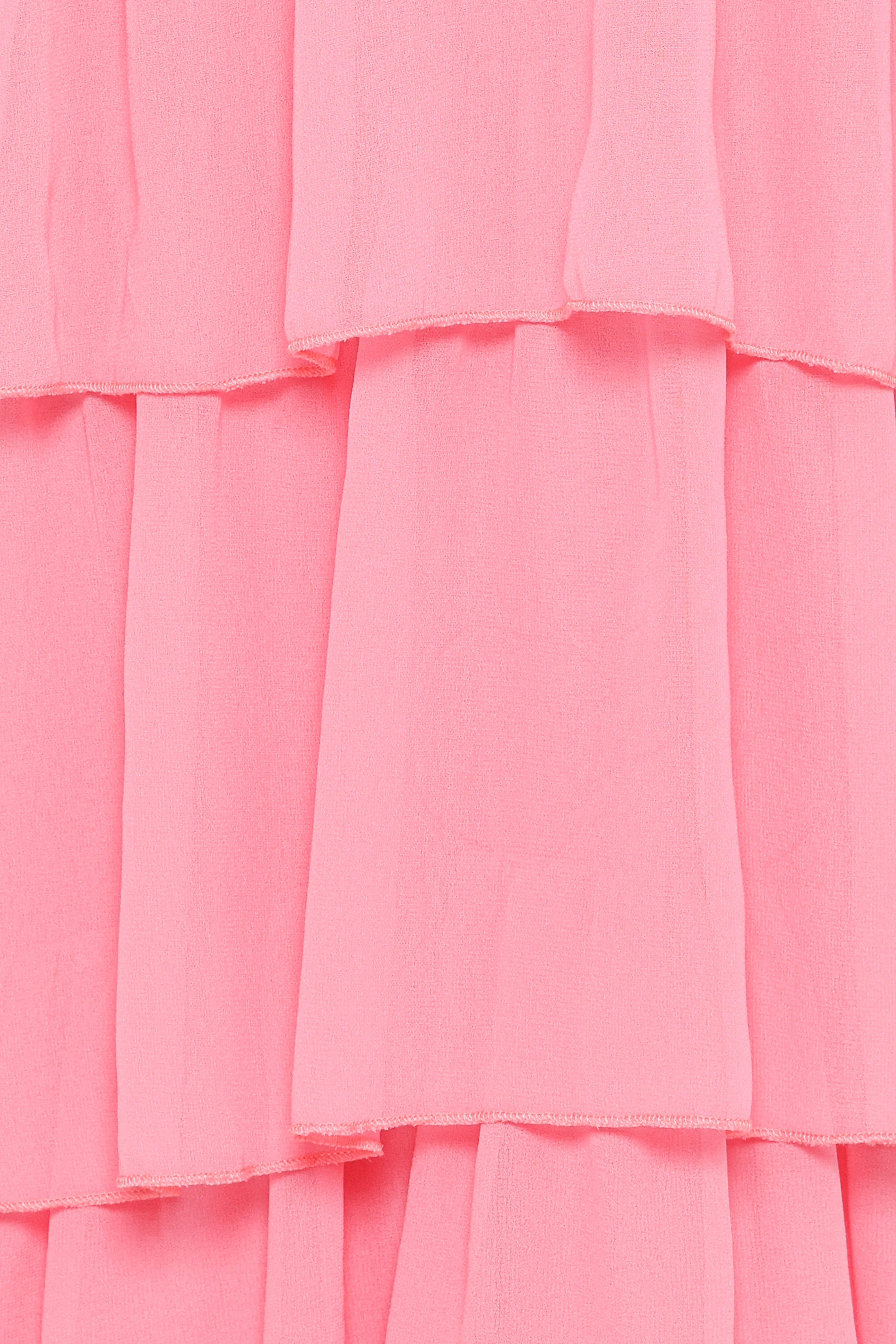 Peachester Strapless Maxi Dress - Coral - Image 6