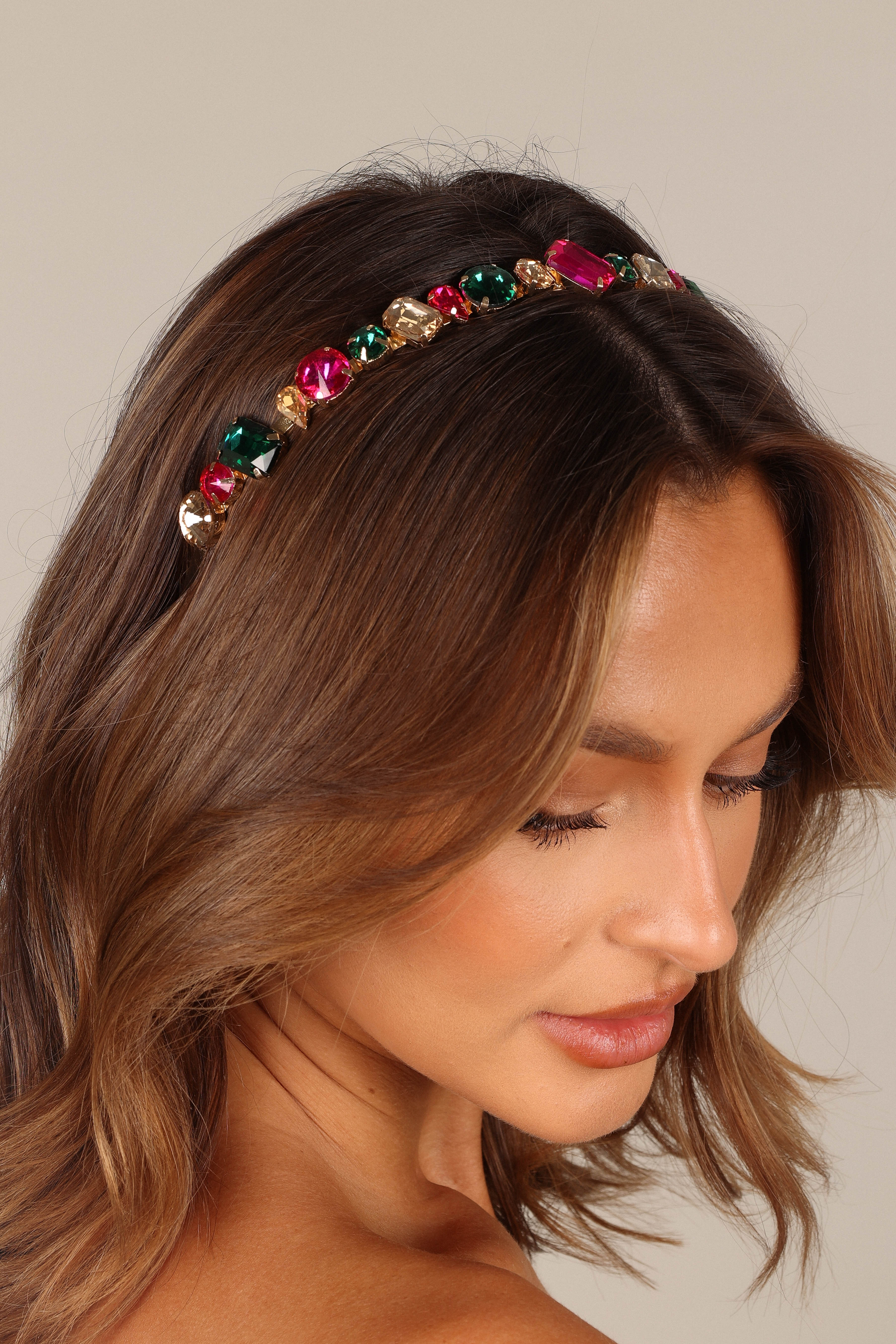 Pia Jeweled Headband - Multi - Image 2