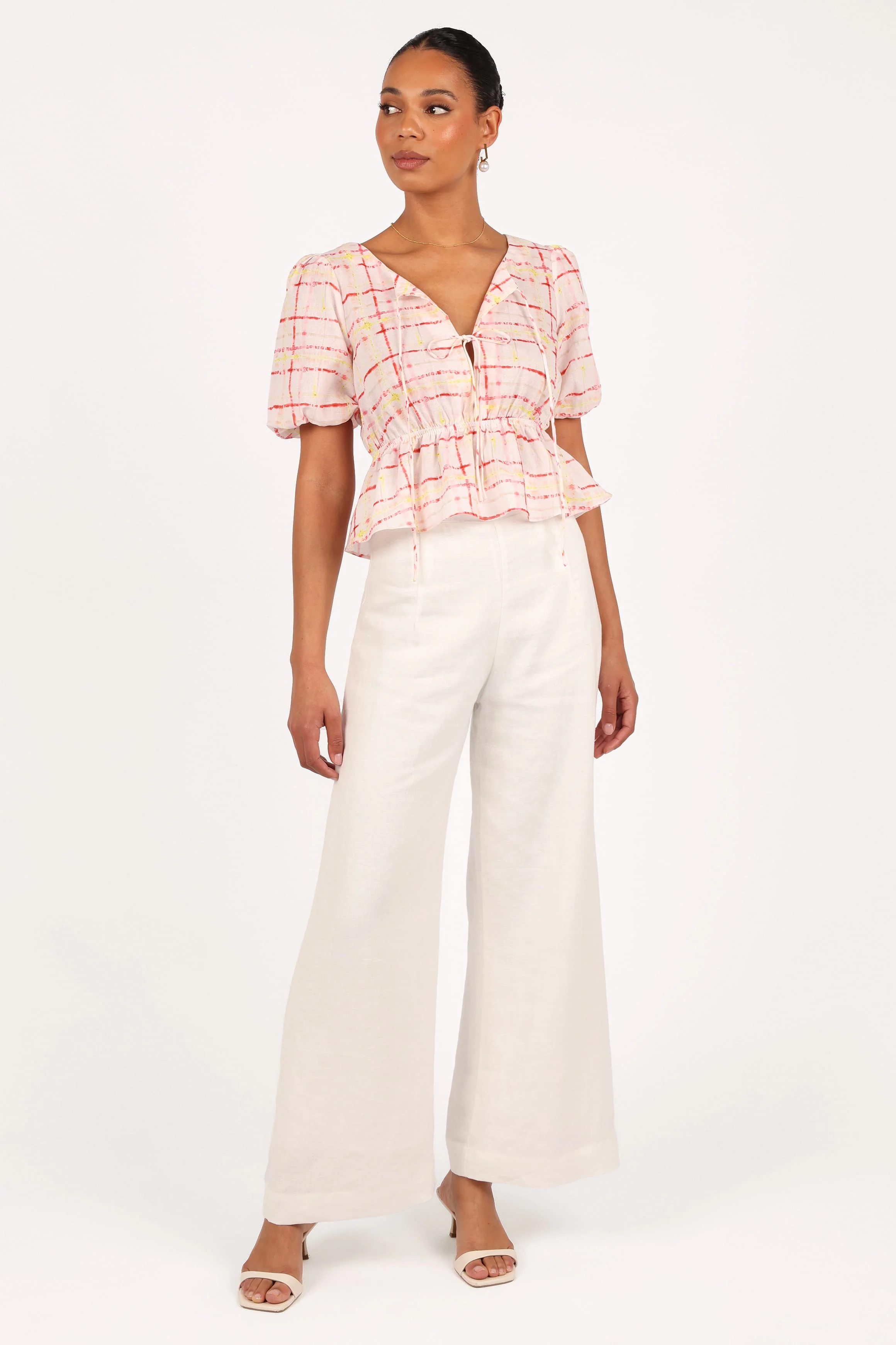 Pippi Top - Sunset Check - Image 4