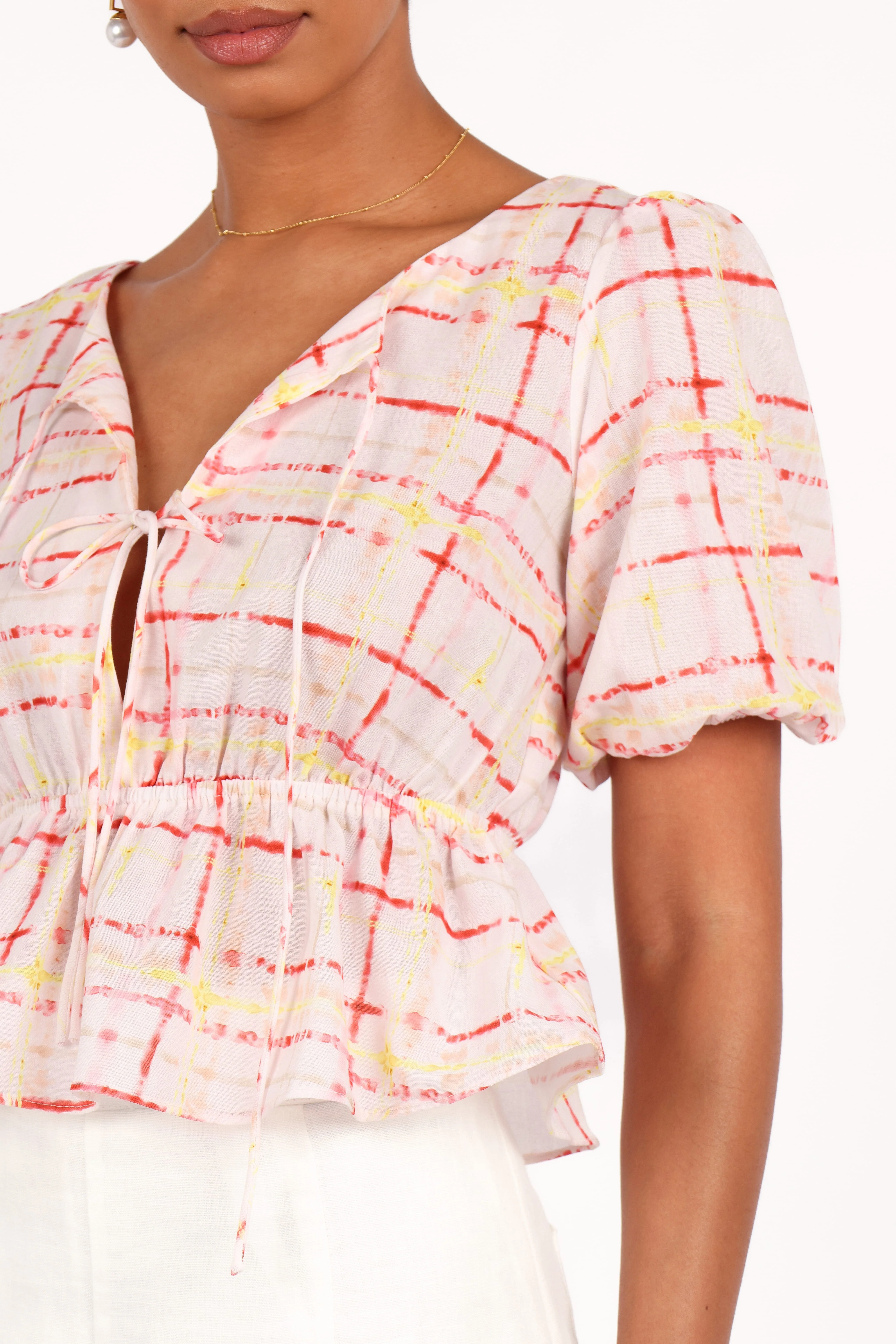 Pippi Top - Sunset Check - Image 8