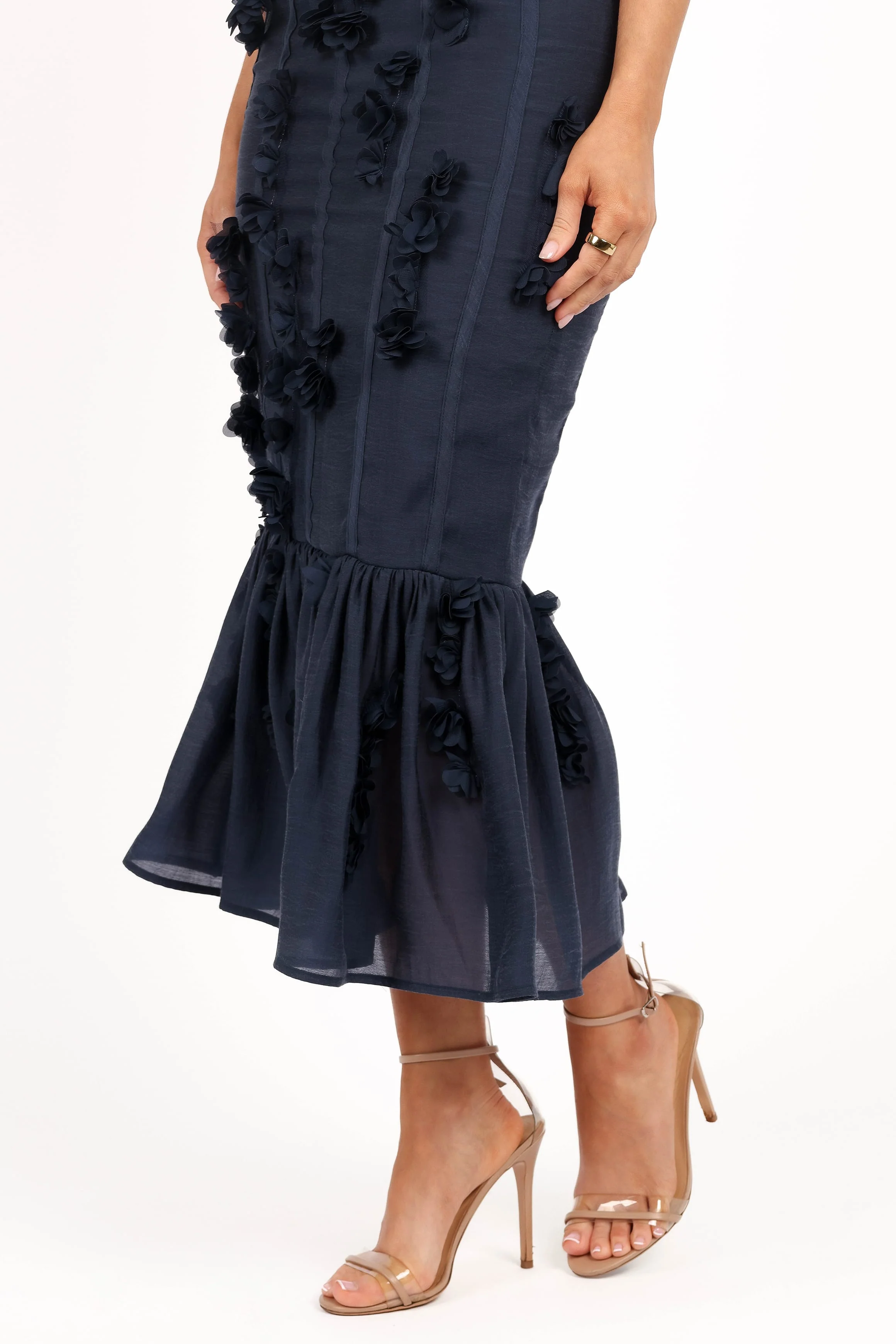 Posedly Midi Dress - Navy - Image 9
