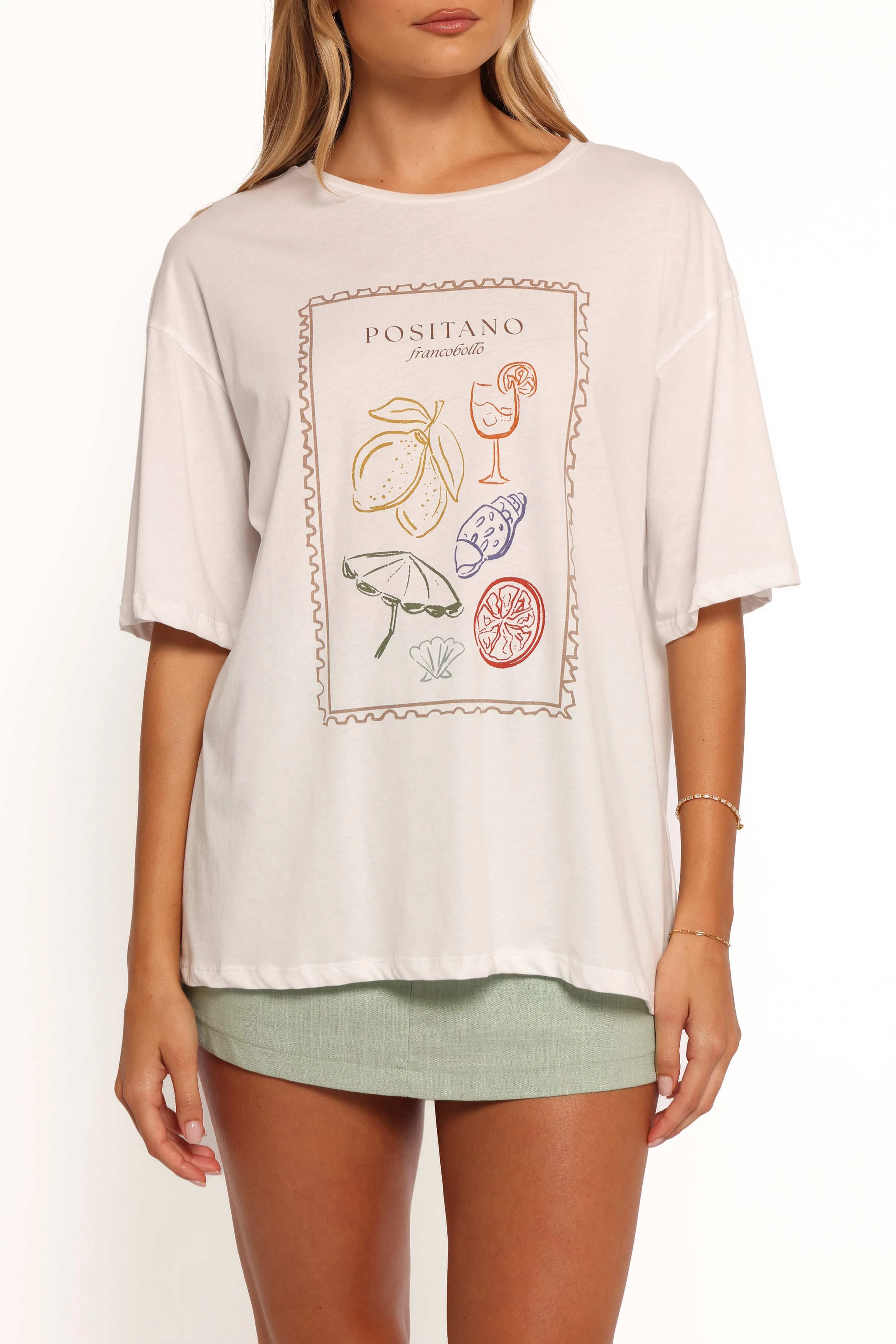 Positano Tee - White - Image 2
