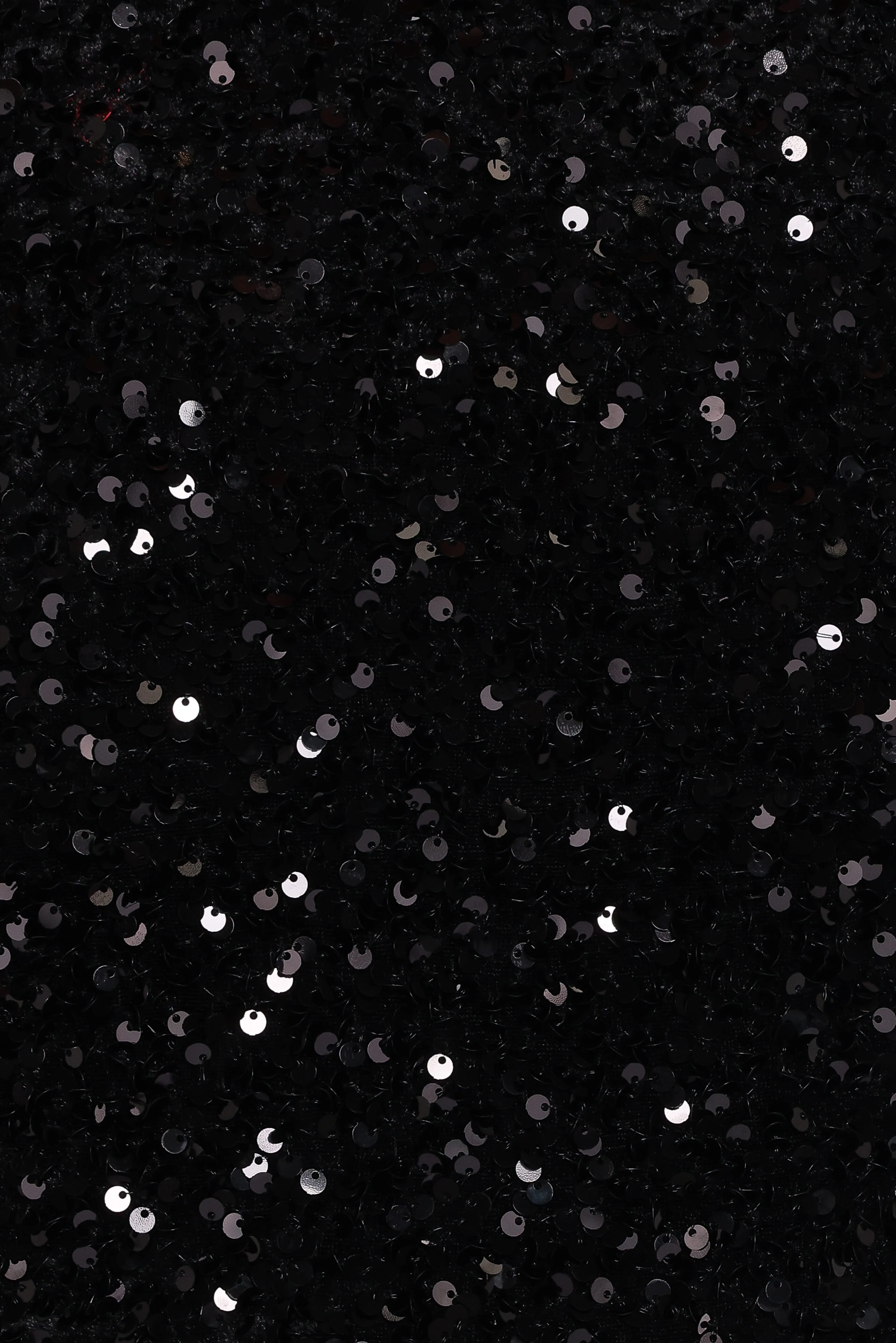 Quinne Cropped Sequin Top - Black - Image 7