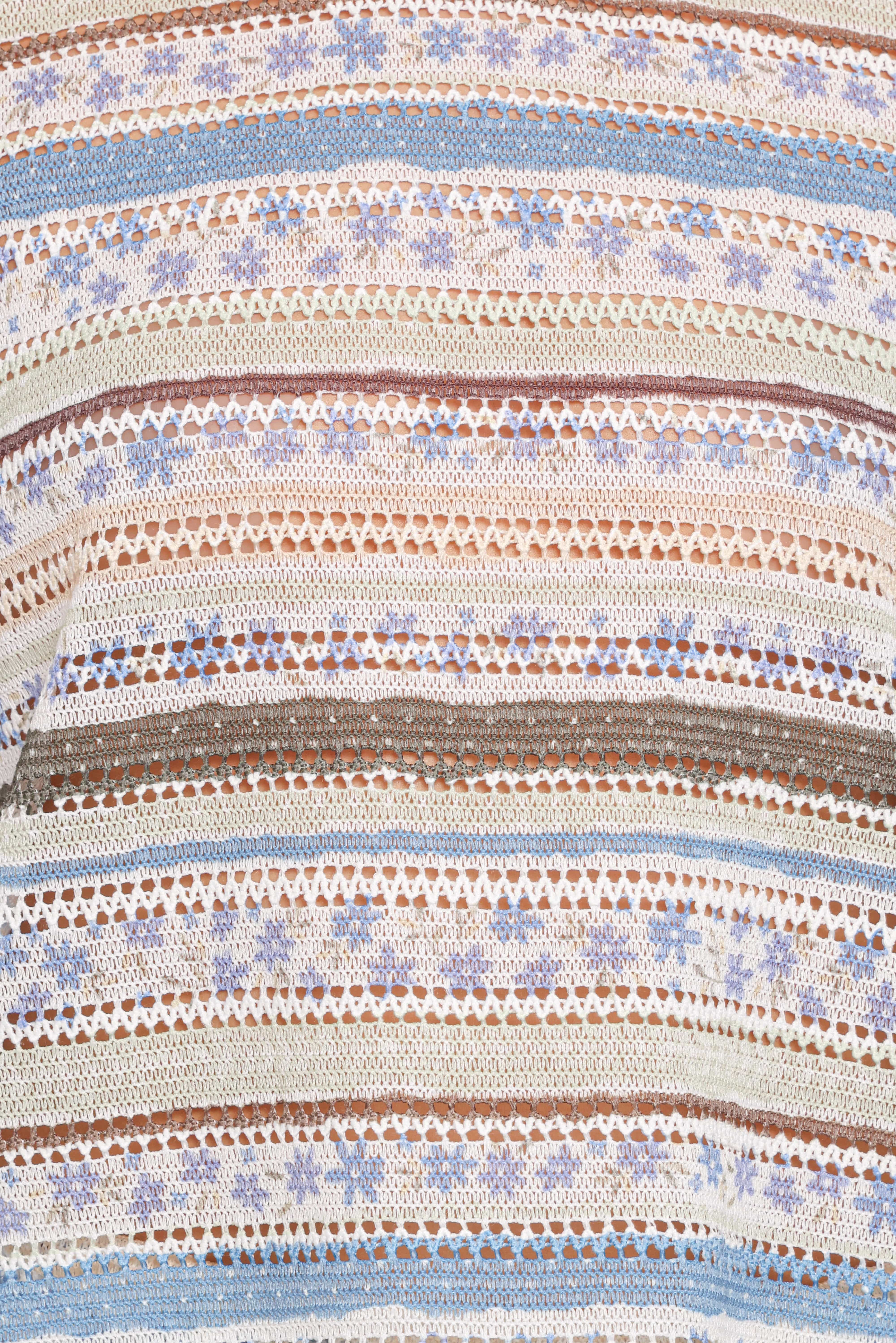 Reese Textured Tee - Multi Stripe - Image 6