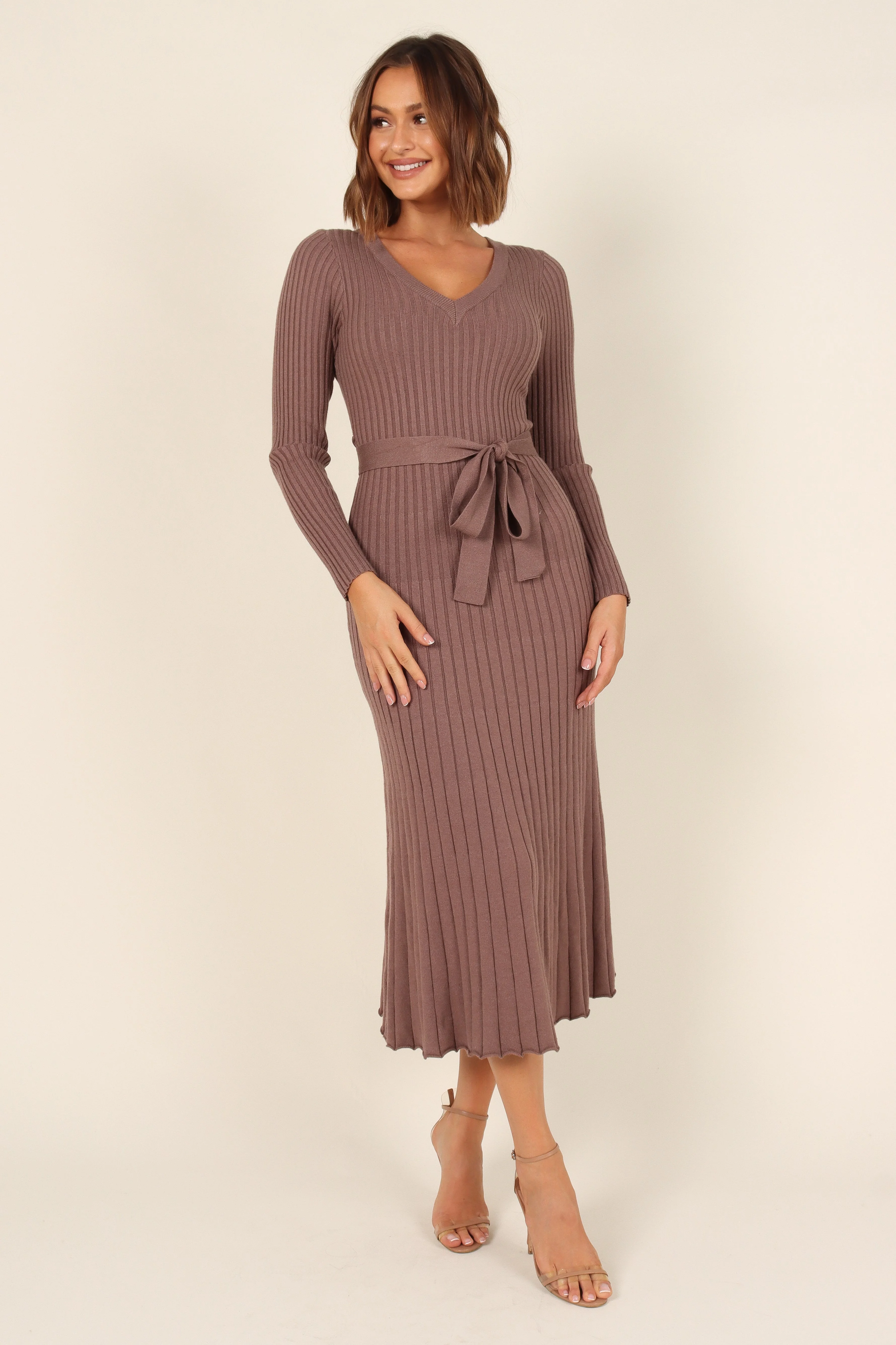 Reigan Dress - Mocha - Image 10