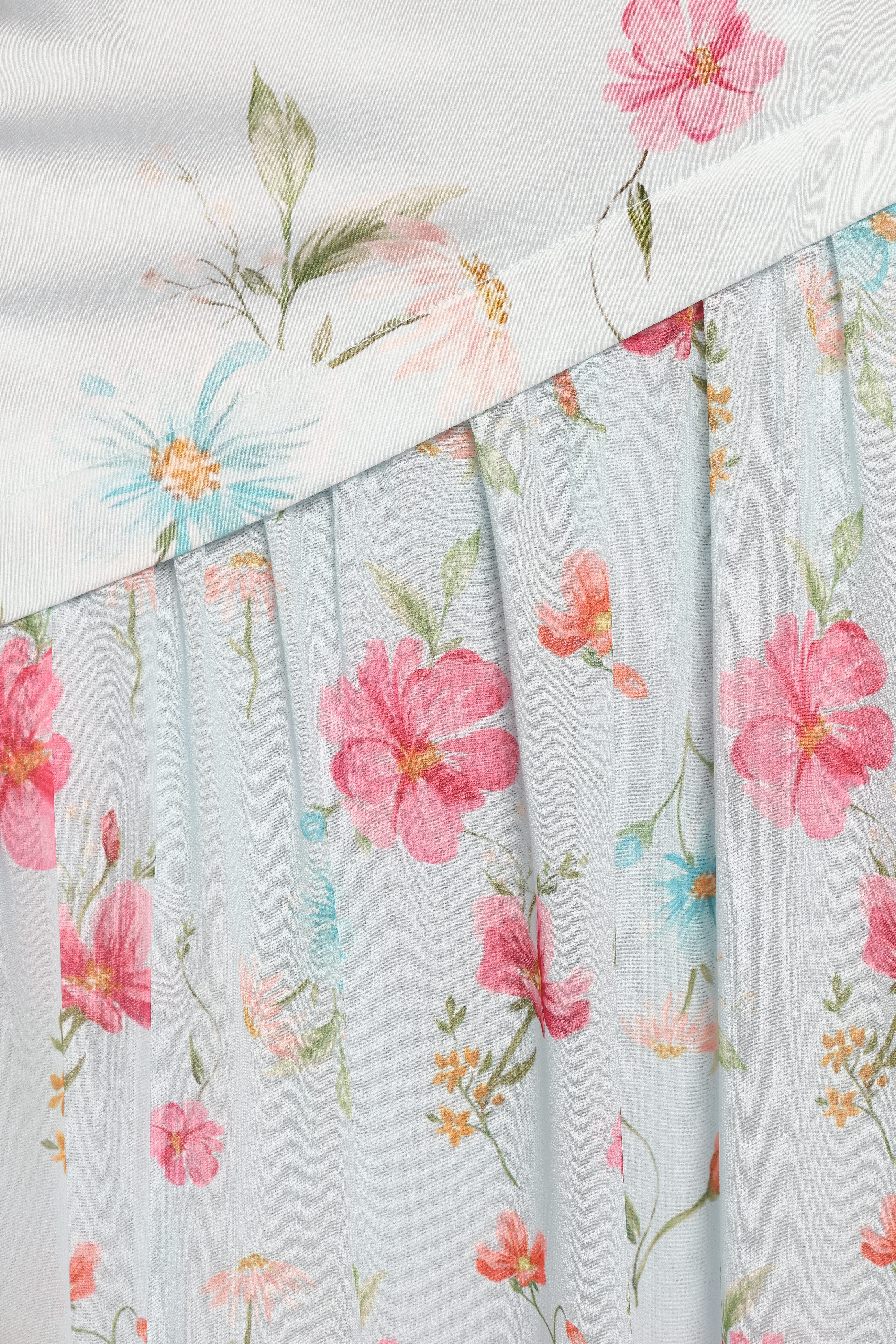 Renata Maxi Dress - Blue Floral - Image 8