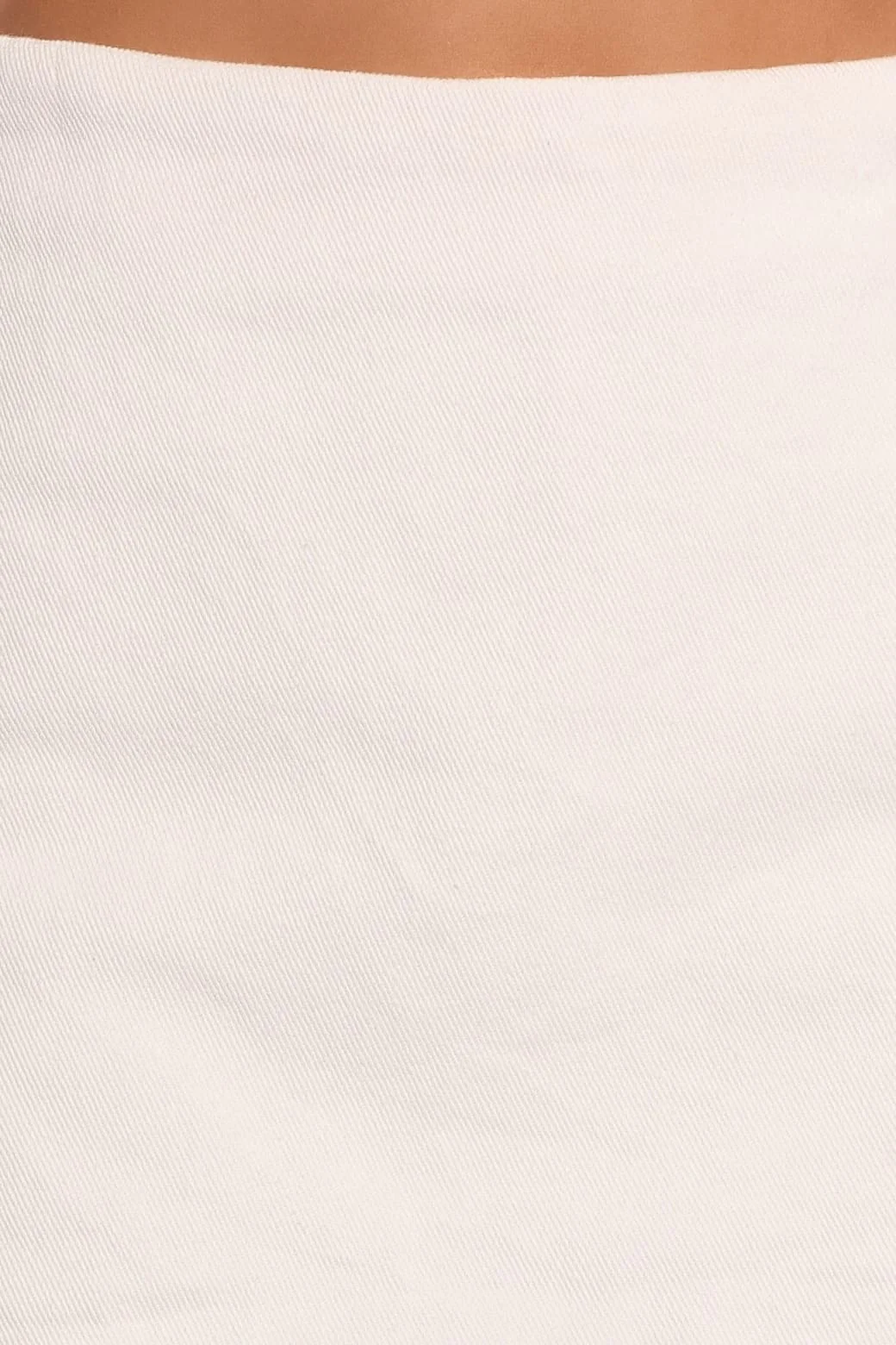 Ressie Denim Mini Skort - Off White - Image 8