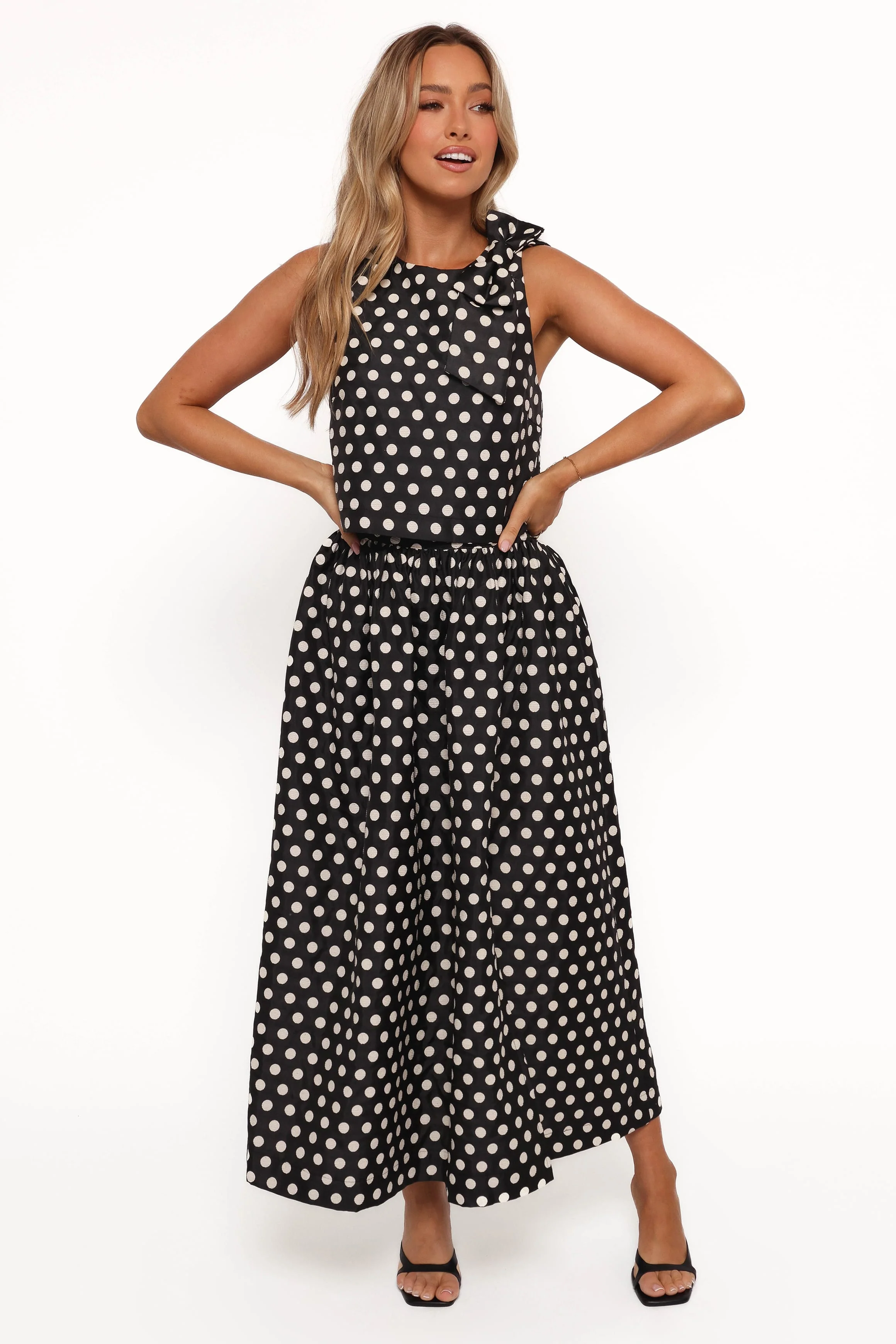 Rhea Two Piece Set - Black - Image 2