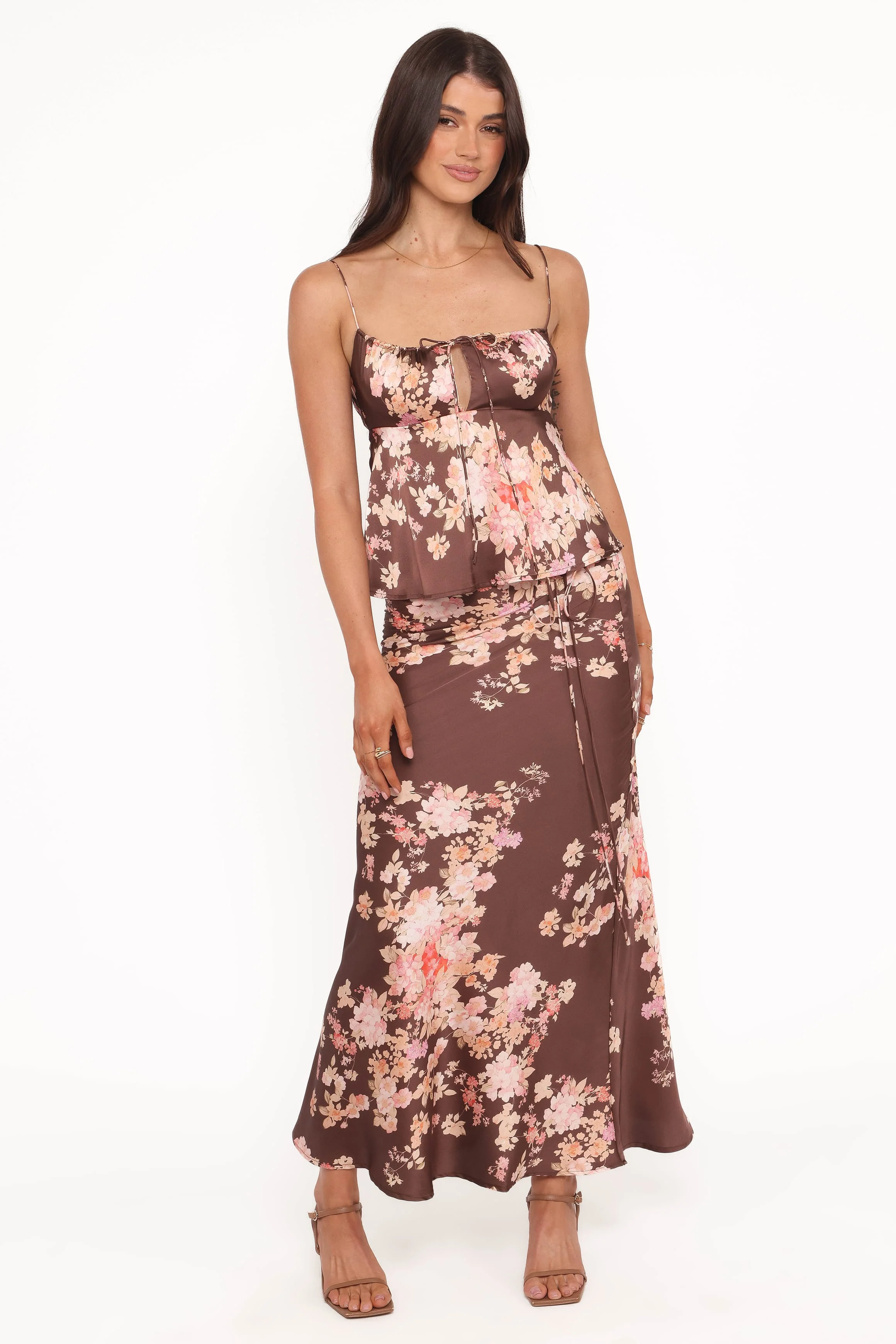 Roberta Top - Brown Floral - Image 5