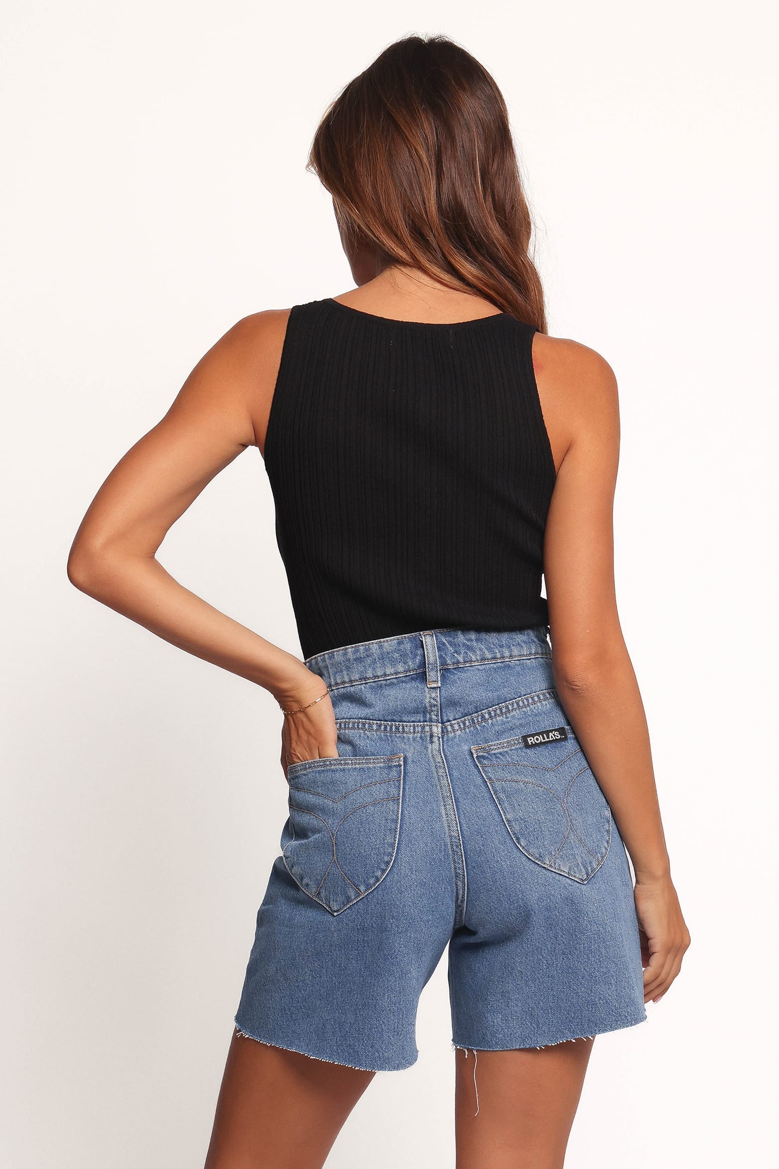 Rollas 90s Relaxed Short - River Blue - Image 4