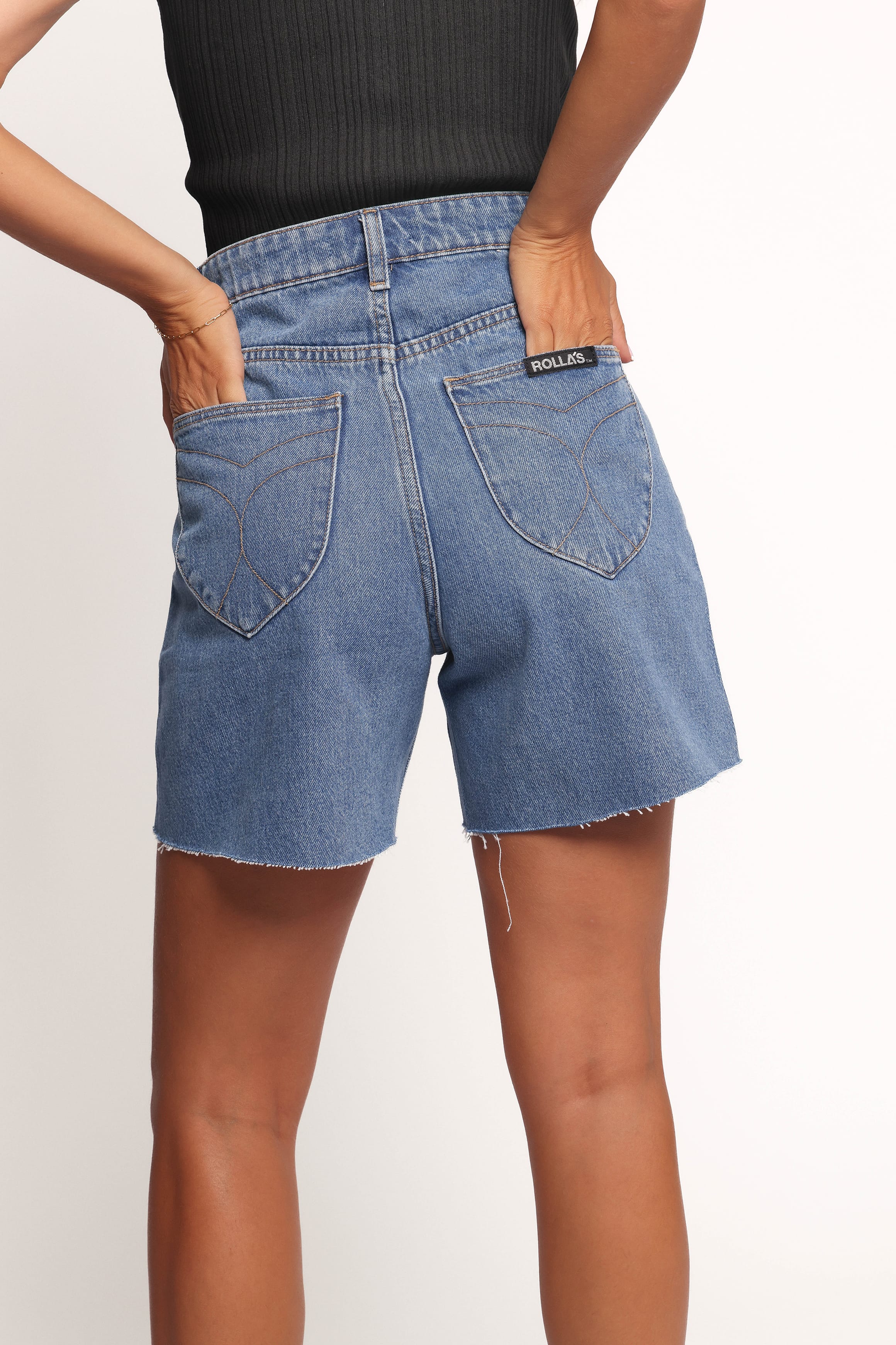 Rollas 90s Relaxed Short - River Blue - Image 5