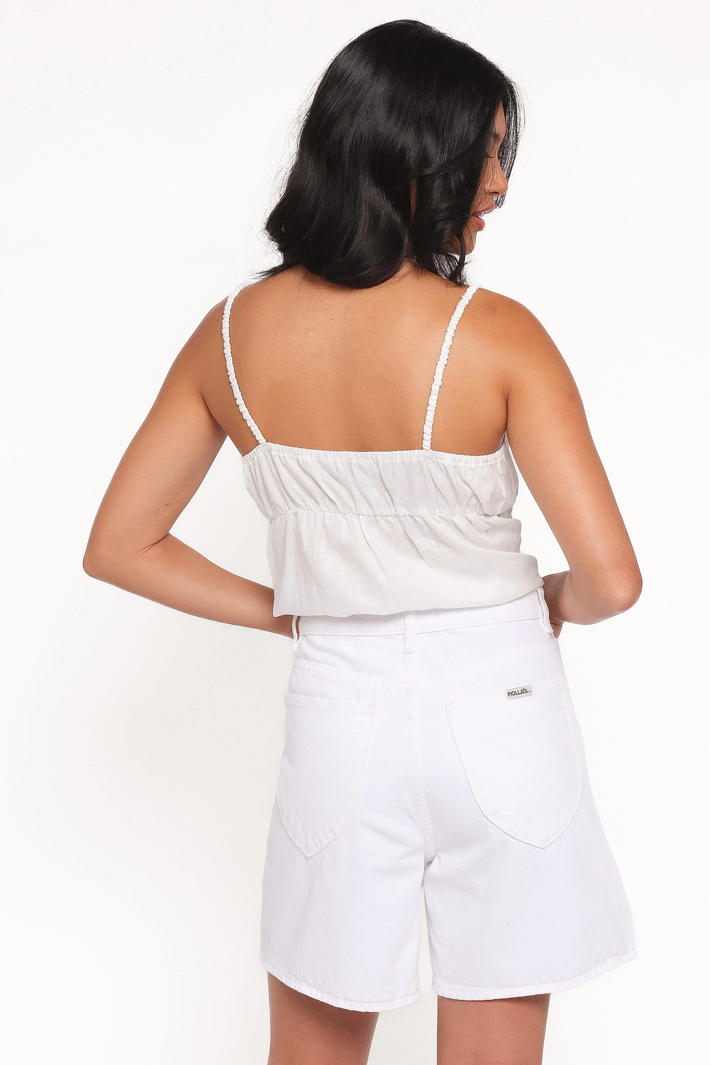 Rollas 90s Relaxed Short - Vintage White - Image 4