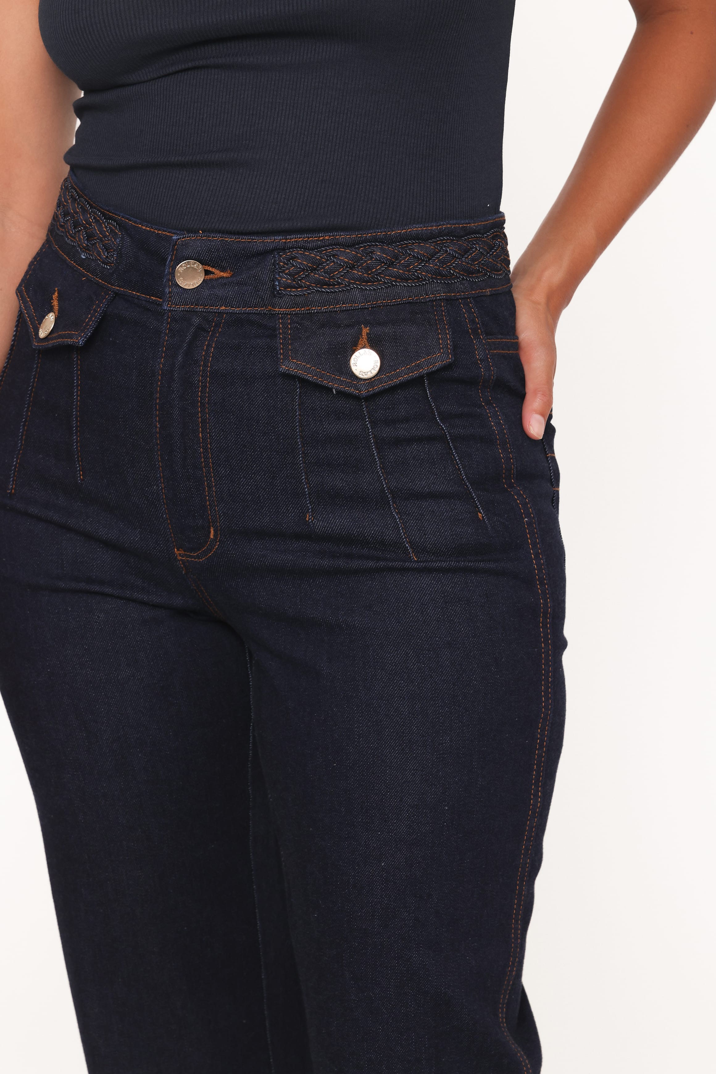 Rollas East Coast Flare Jeans - Madame Braid - Image 5