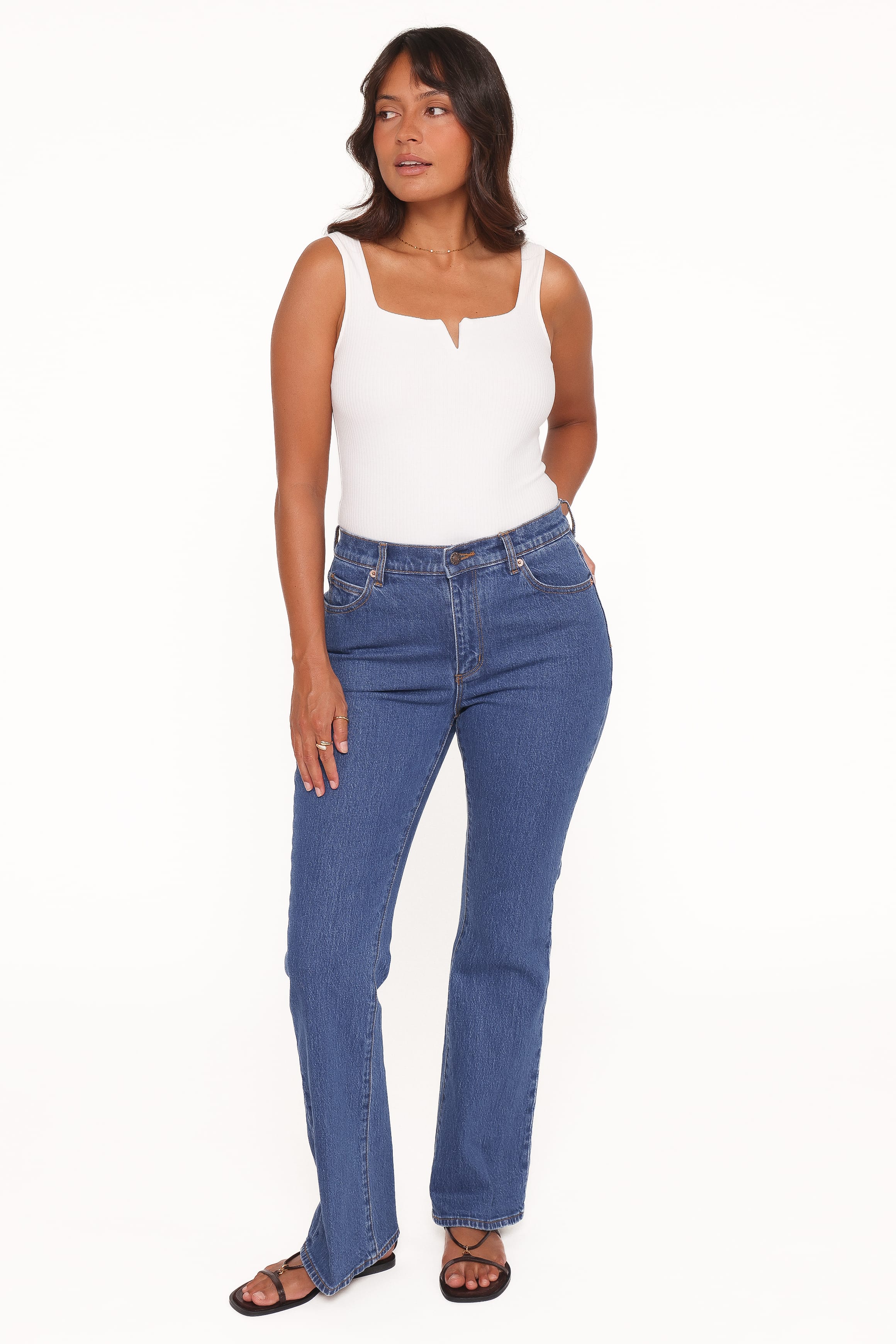 Rollas Midtown Bootcut Jeans - Canyon Stone - Image 5