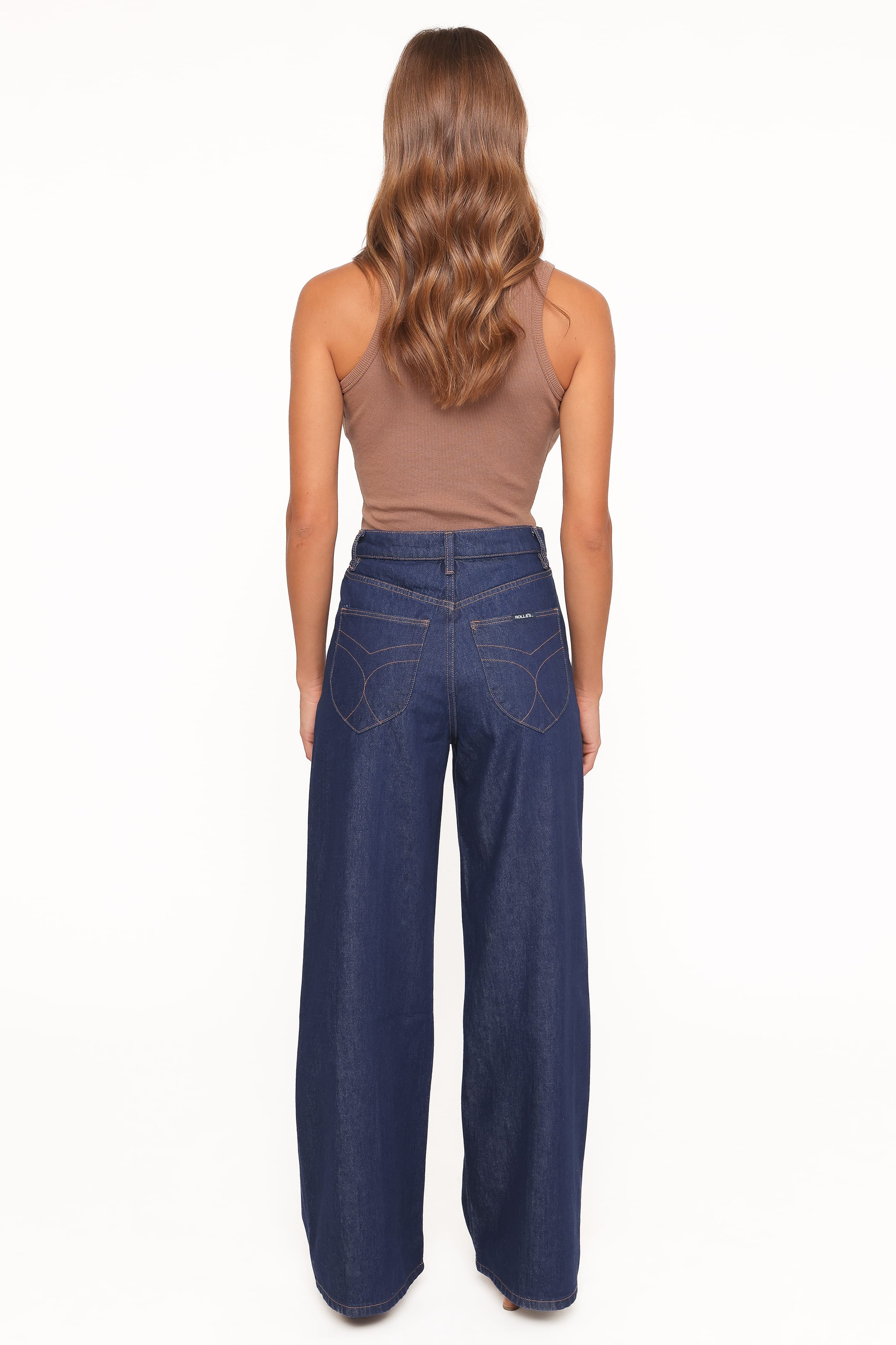 Rollas Relaxed Sailor Long Deco Jeans - Soho Blue - Image 4