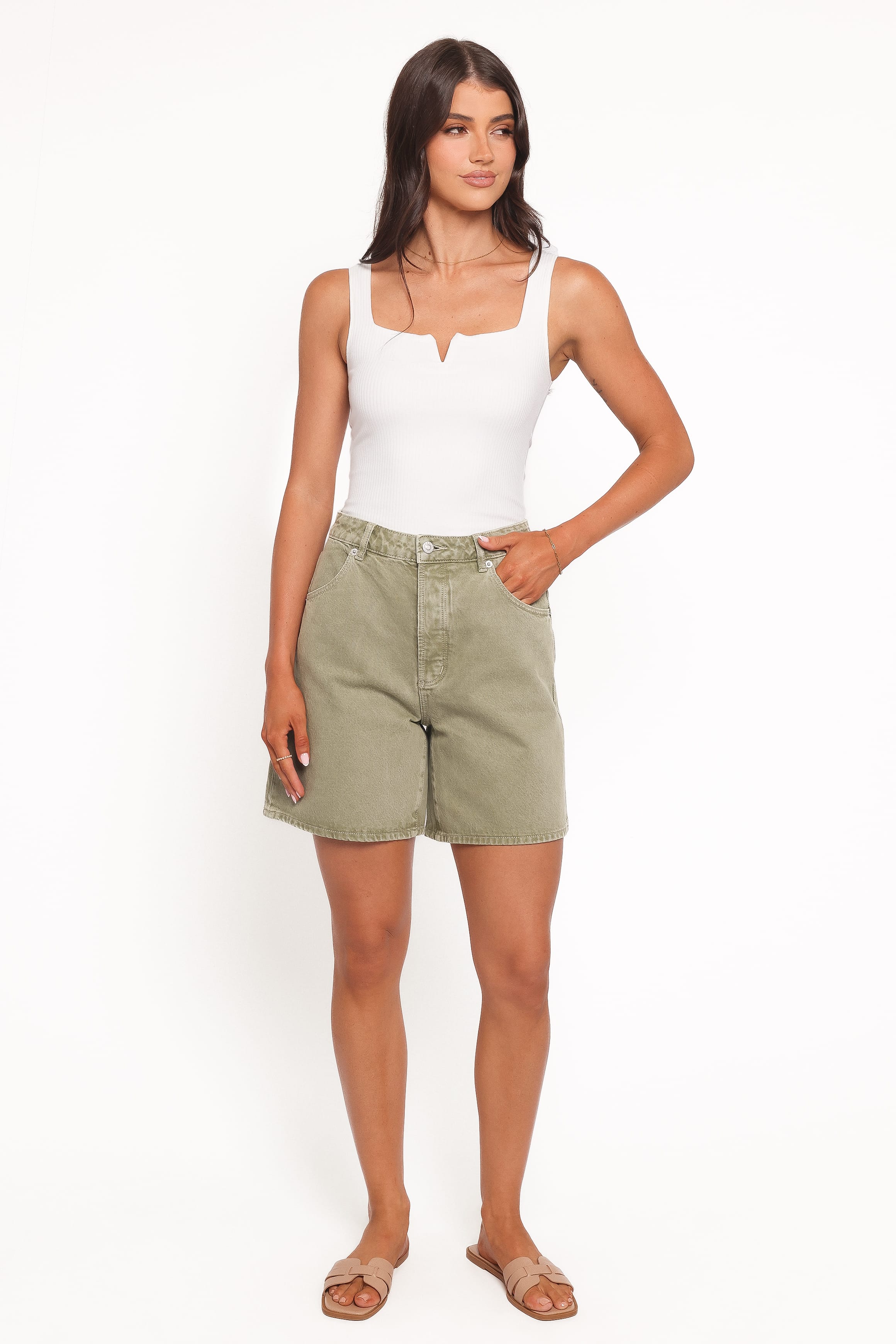 Rollas Super Mirage Shorts - Summer Olive - Image 5