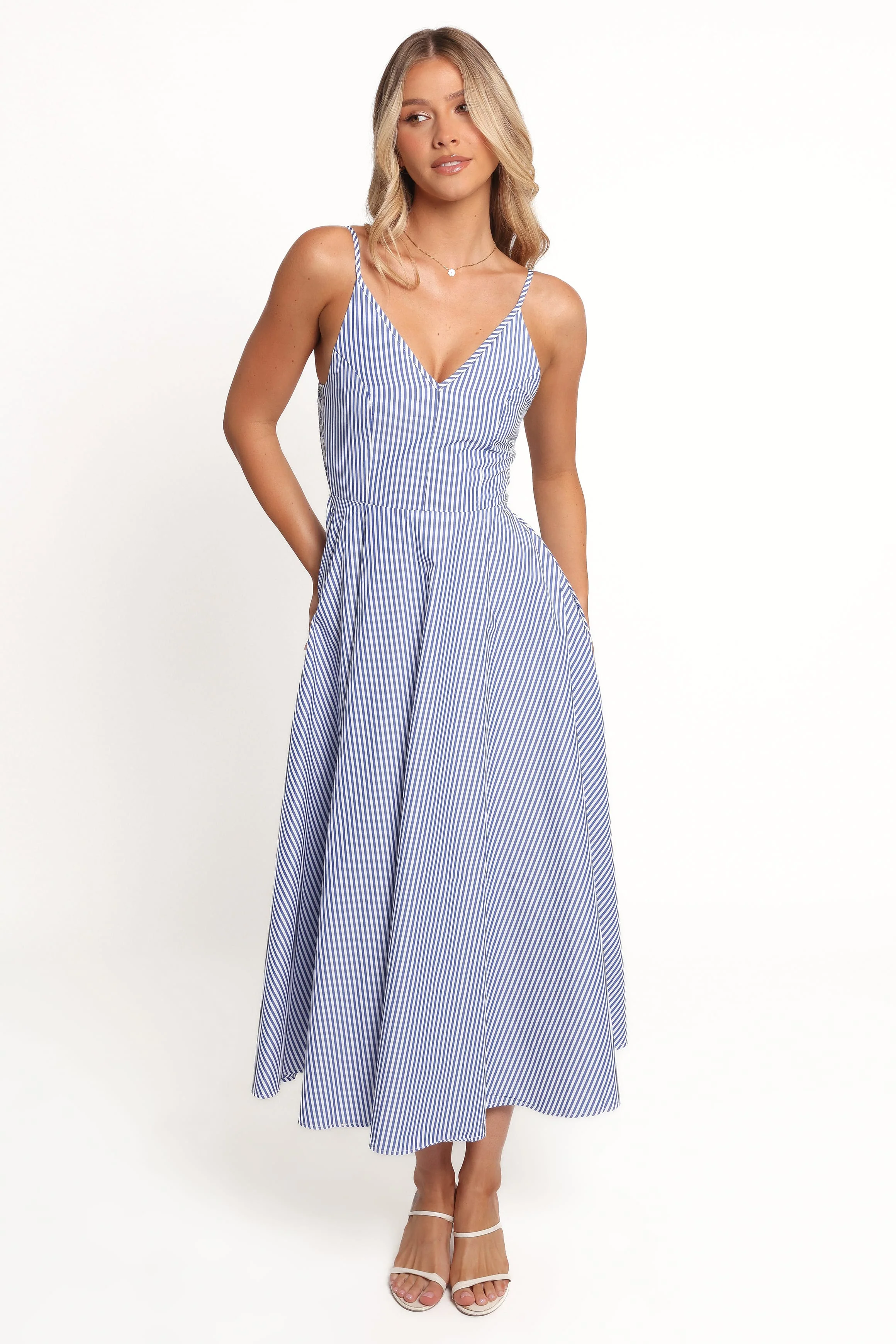 Romilly Strappy Maxi Dress - Light Blue - Image 2