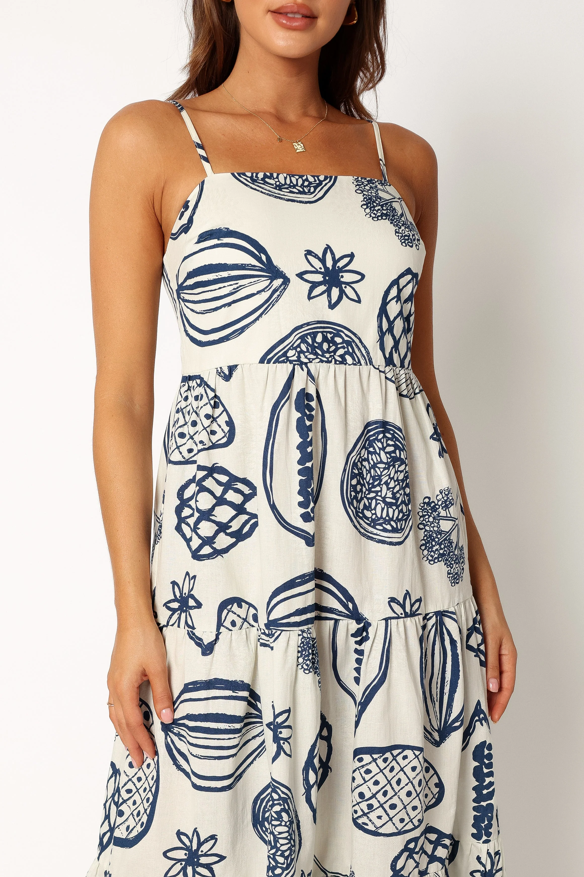 Ronin Maxi Dress - Navy - Image 5
