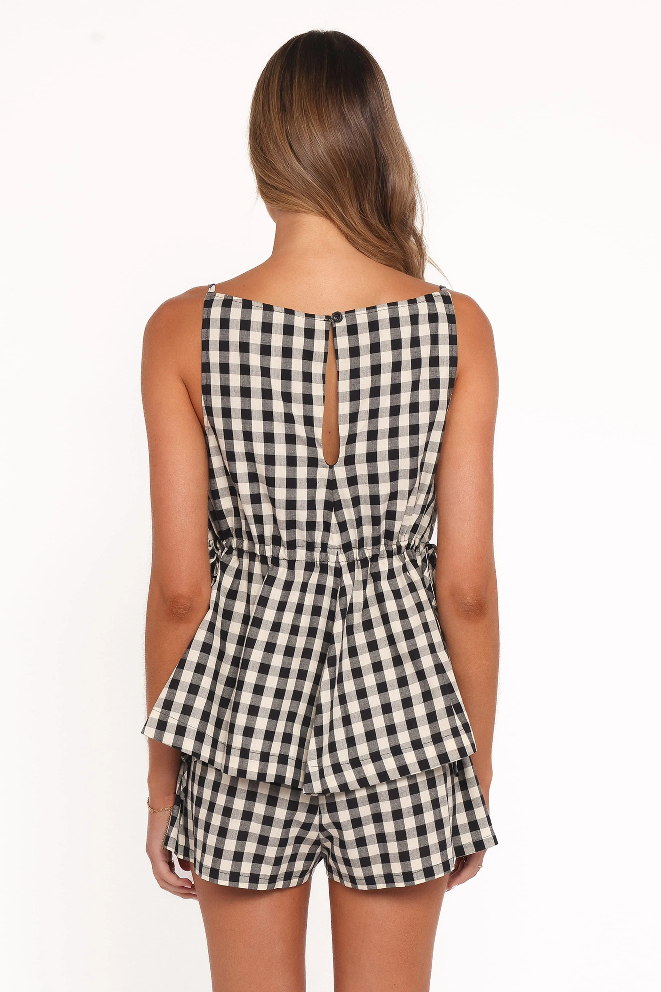 Rory Shorts - Black Gingham - Image 5