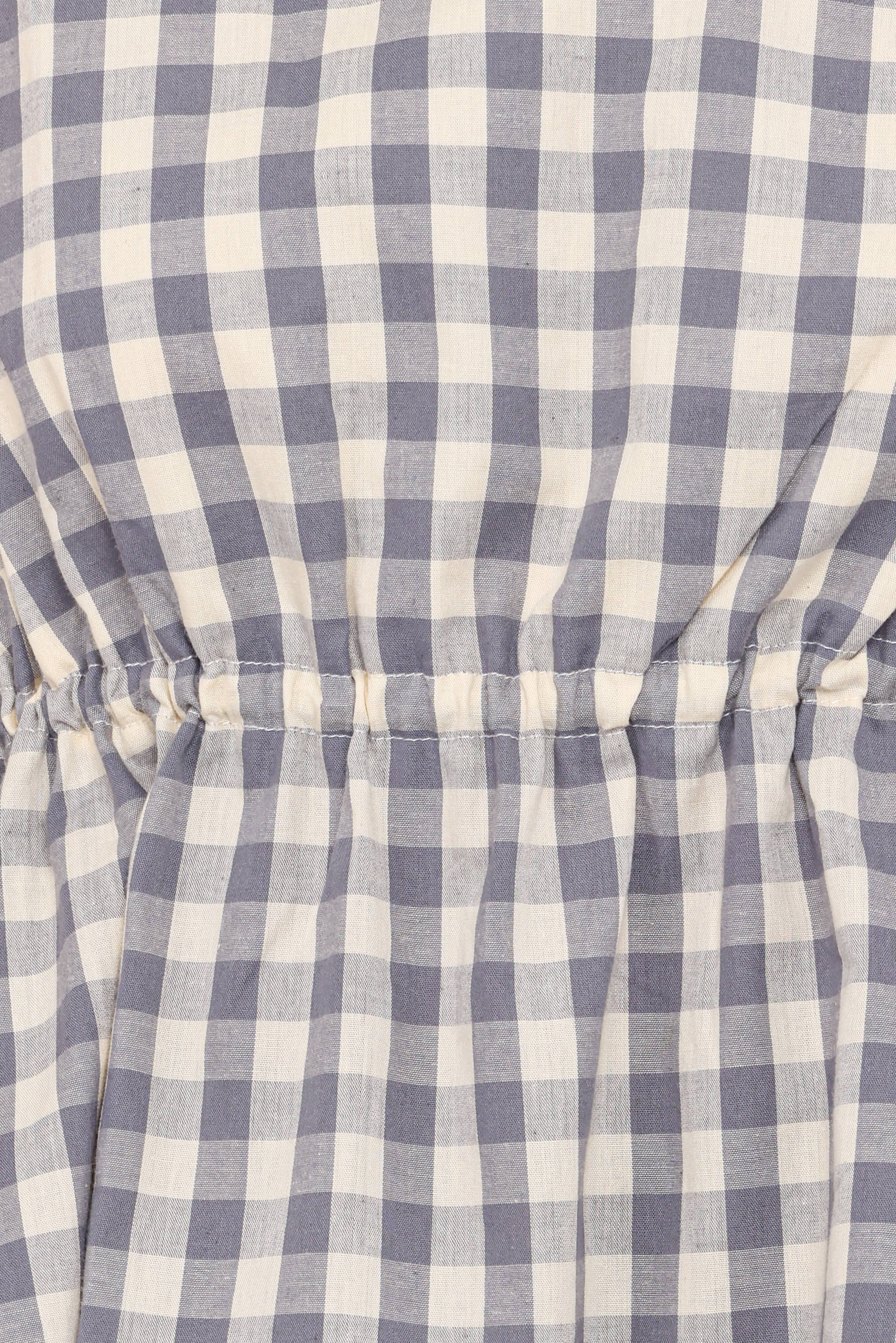 Rory Shorts - Slate Blue Gingham - Image 5
