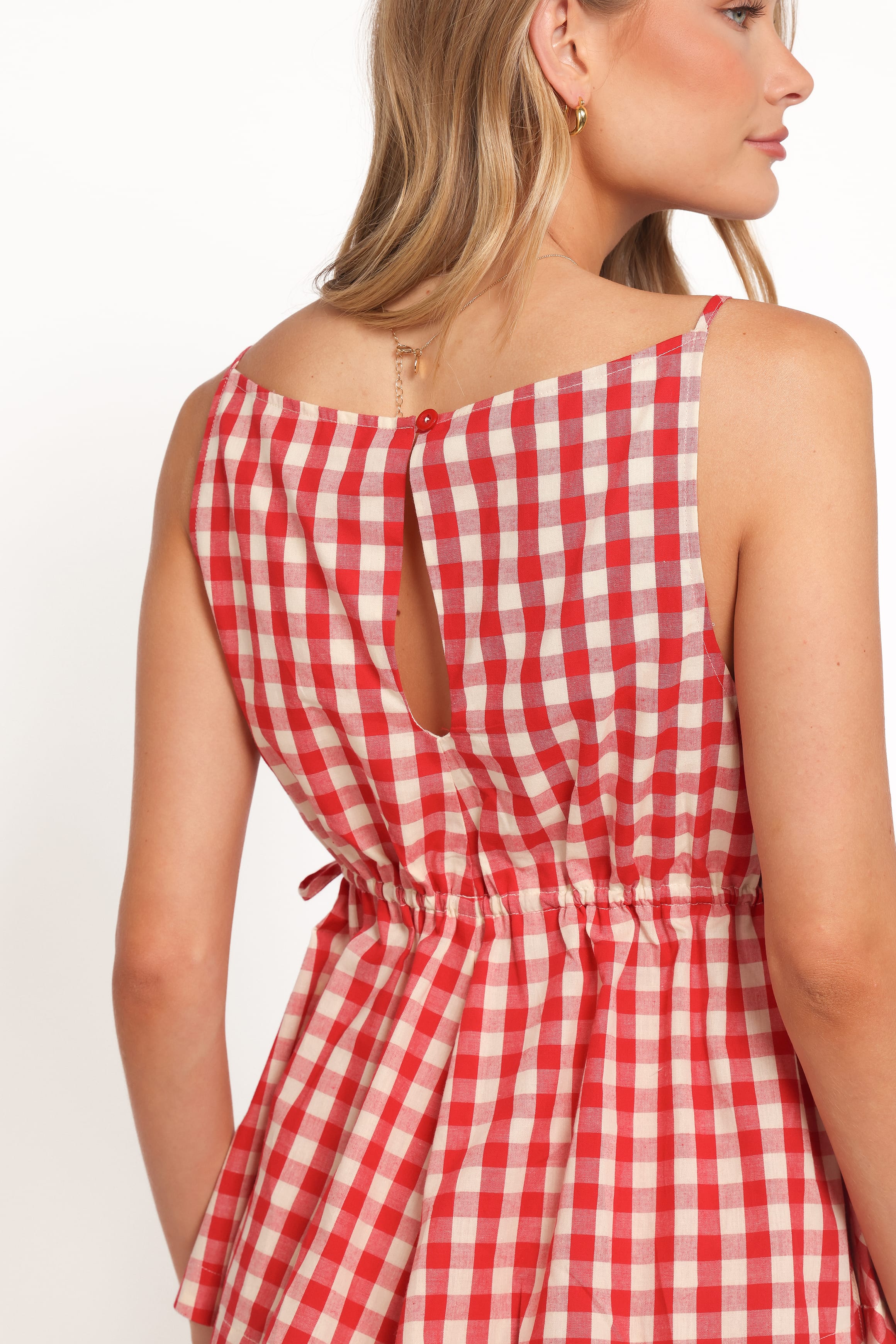 Rory Top - Red Gingham - Image 6