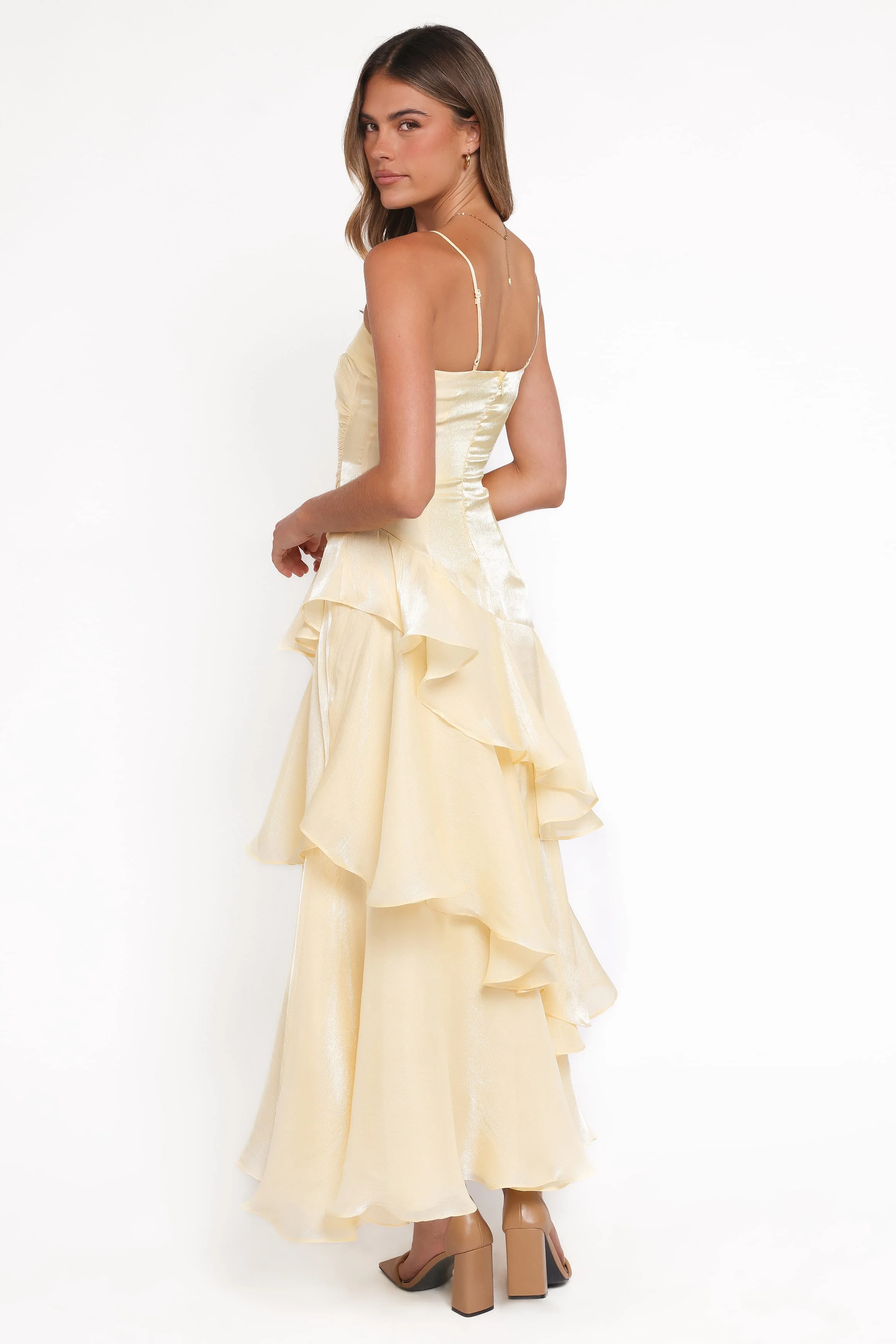 Rosalie Maxi Dress - Butter Yellow - Image 3