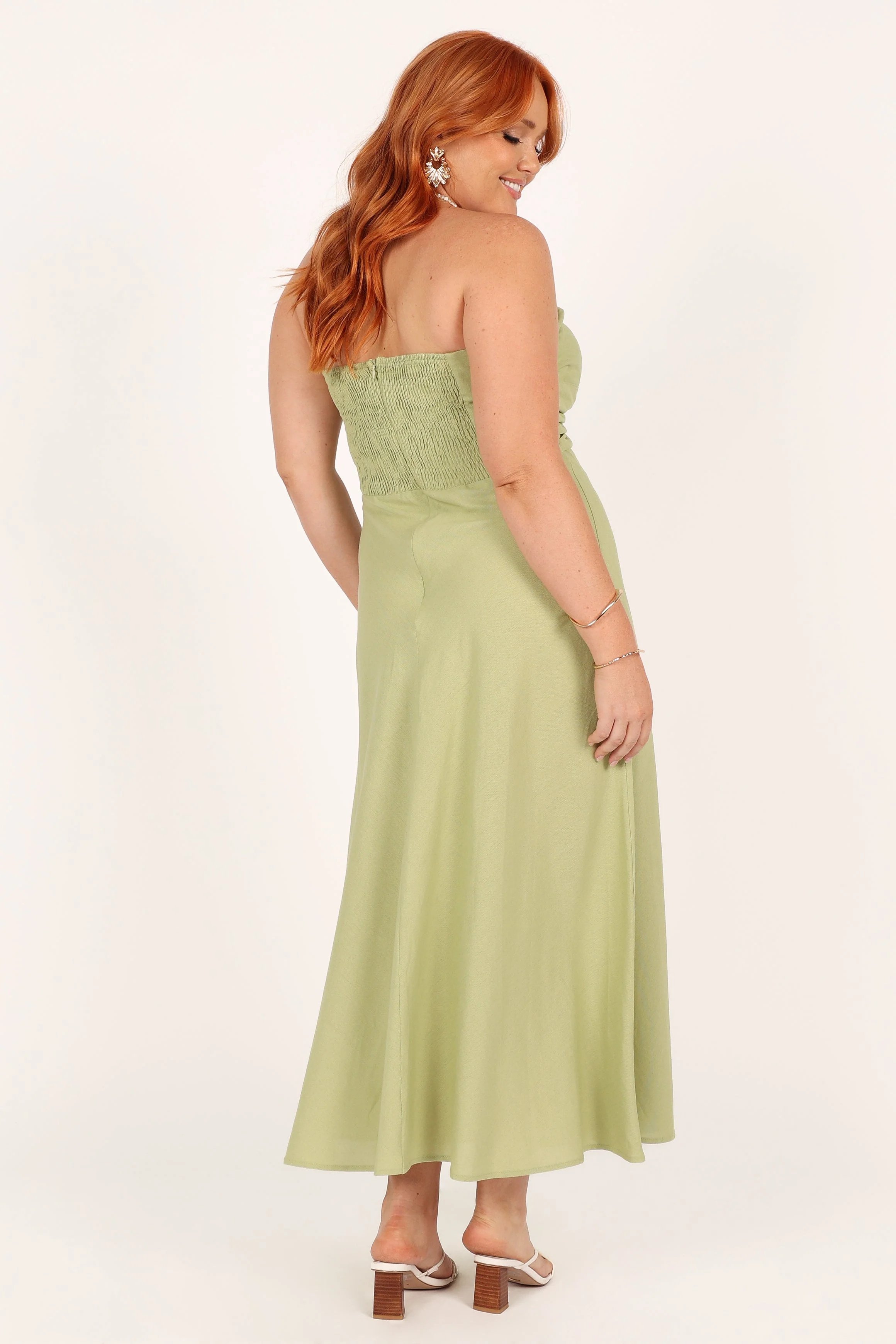 Rosetta Dress - Olive - Image 4