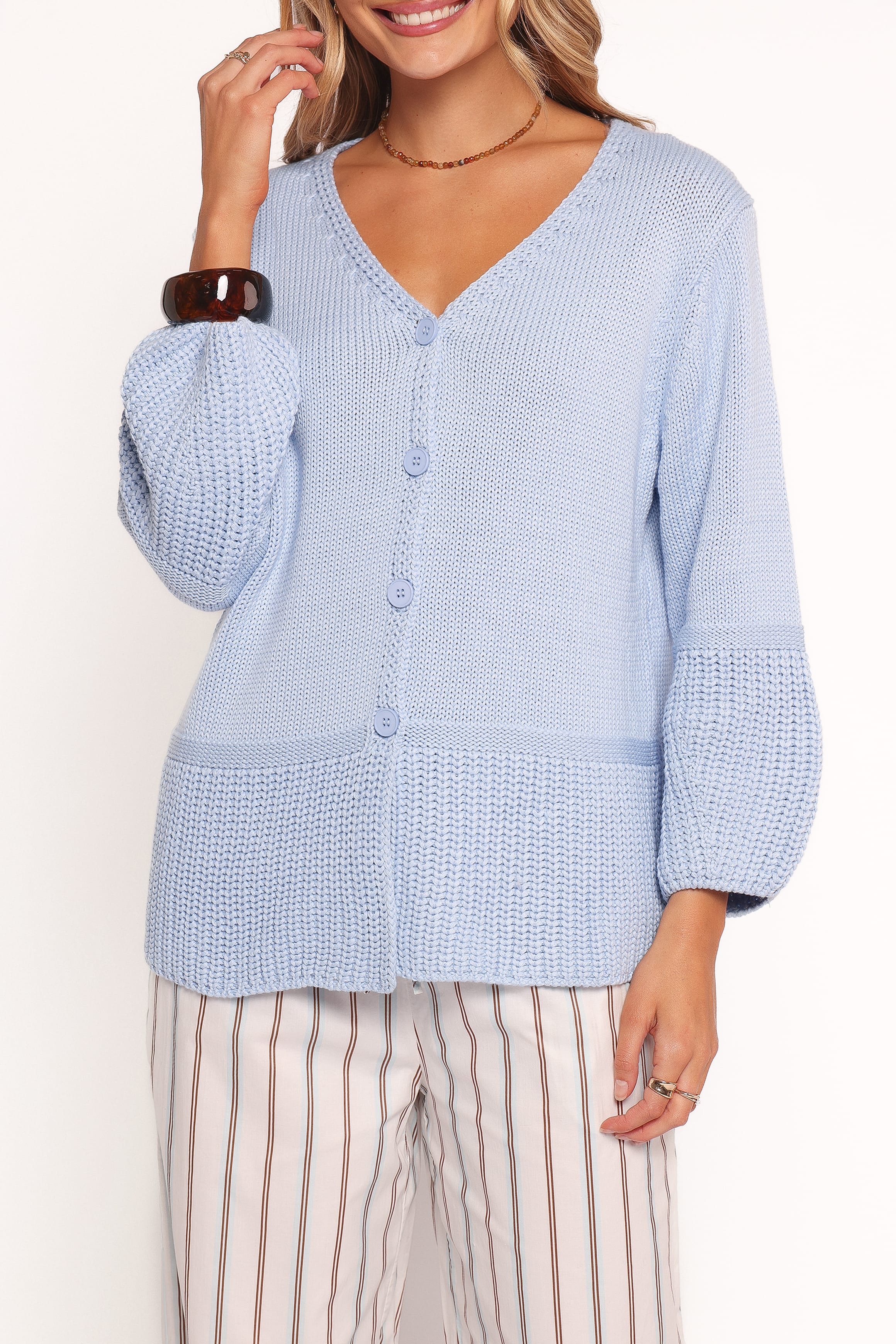 Rudy Cardigan - Cornflower Blue - Image 2