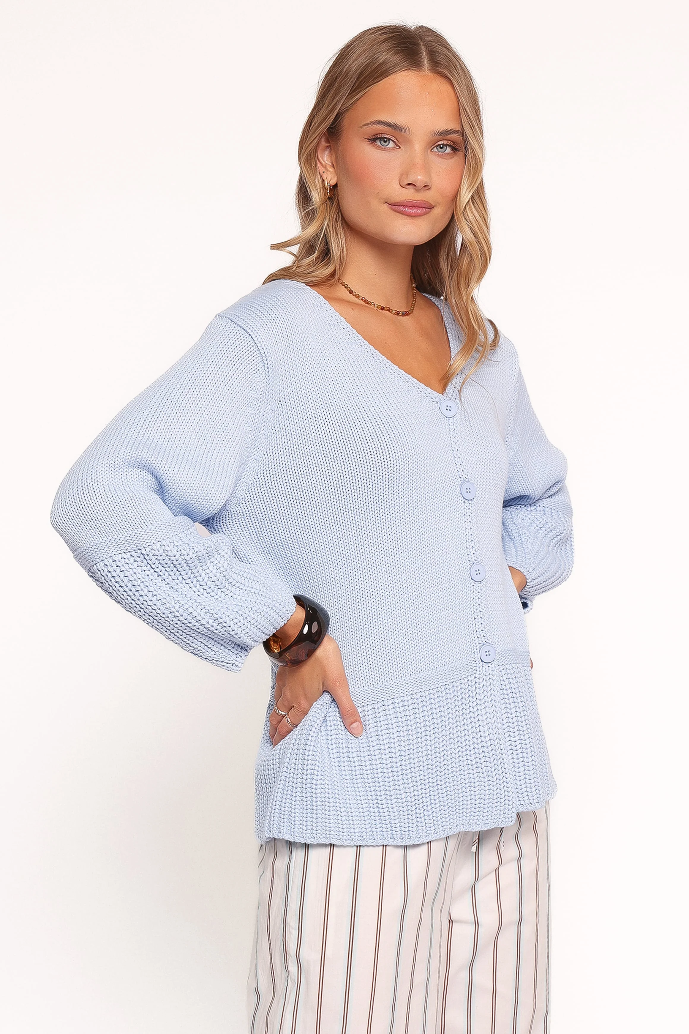 Rudy Cardigan - Cornflower Blue - Image 3