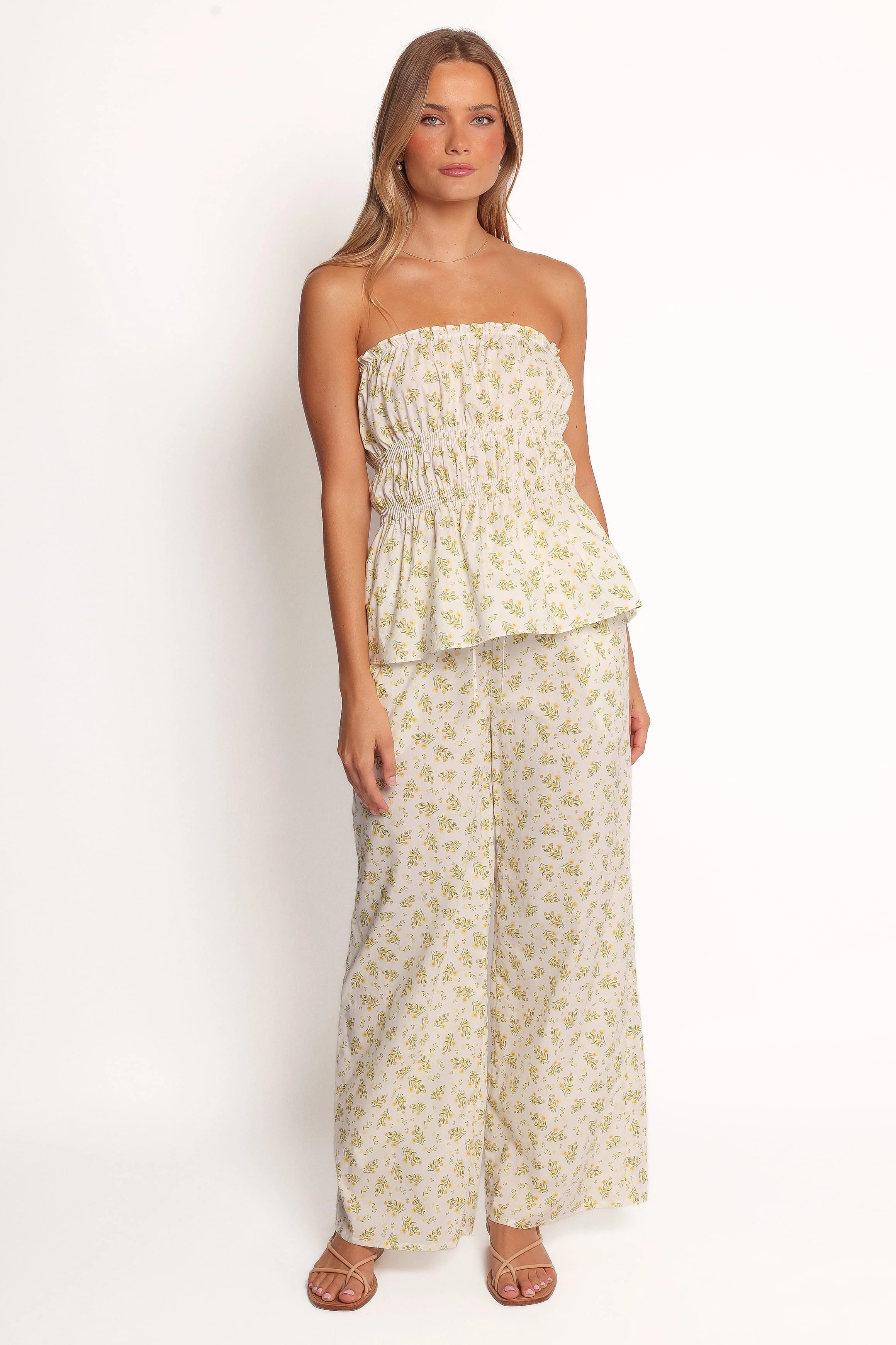 Ruthie Strapless Top - Ditsy Floral - Image 6
