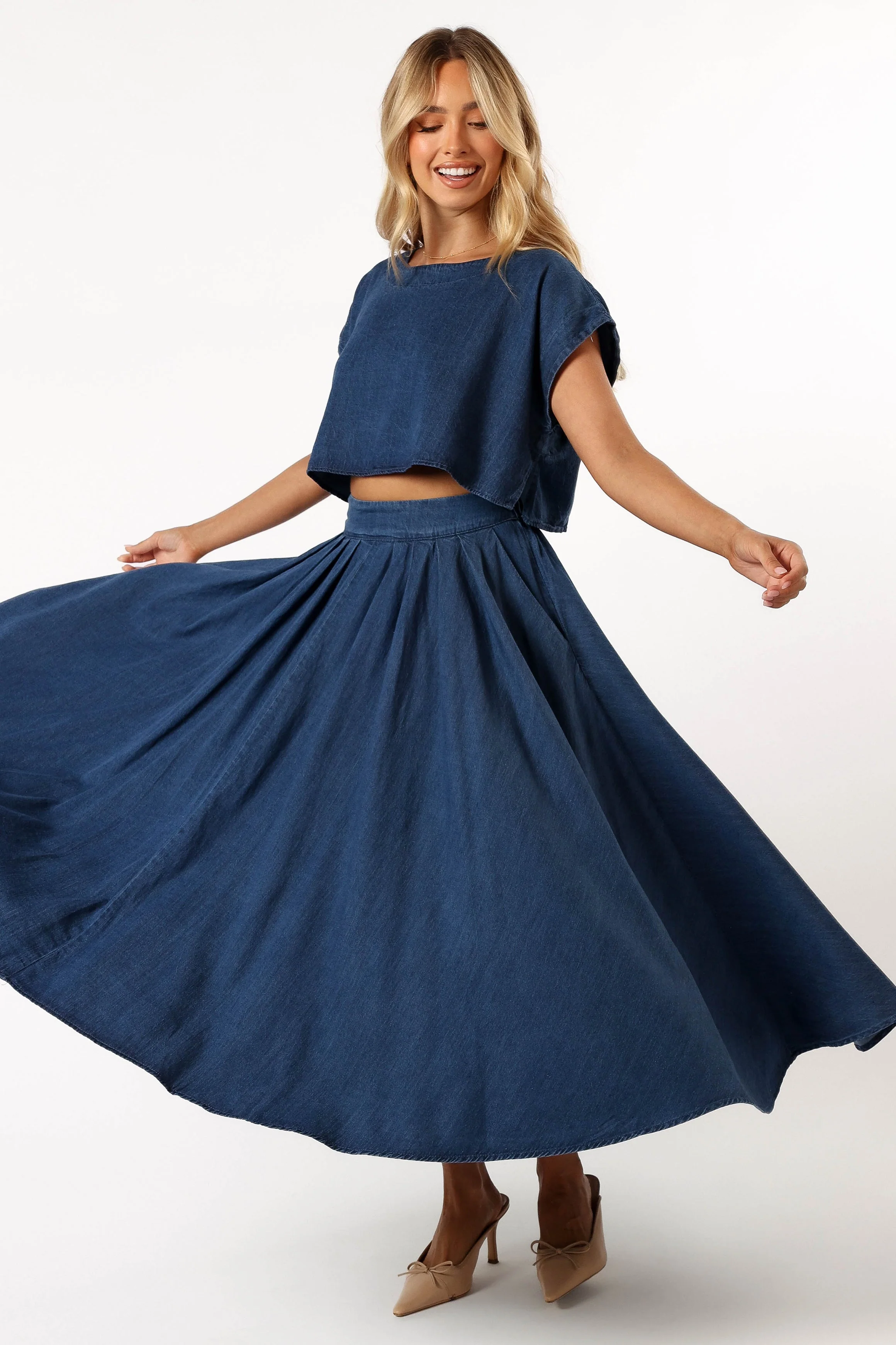 Rylie Two Piece Set - Dark Denim - Image 7