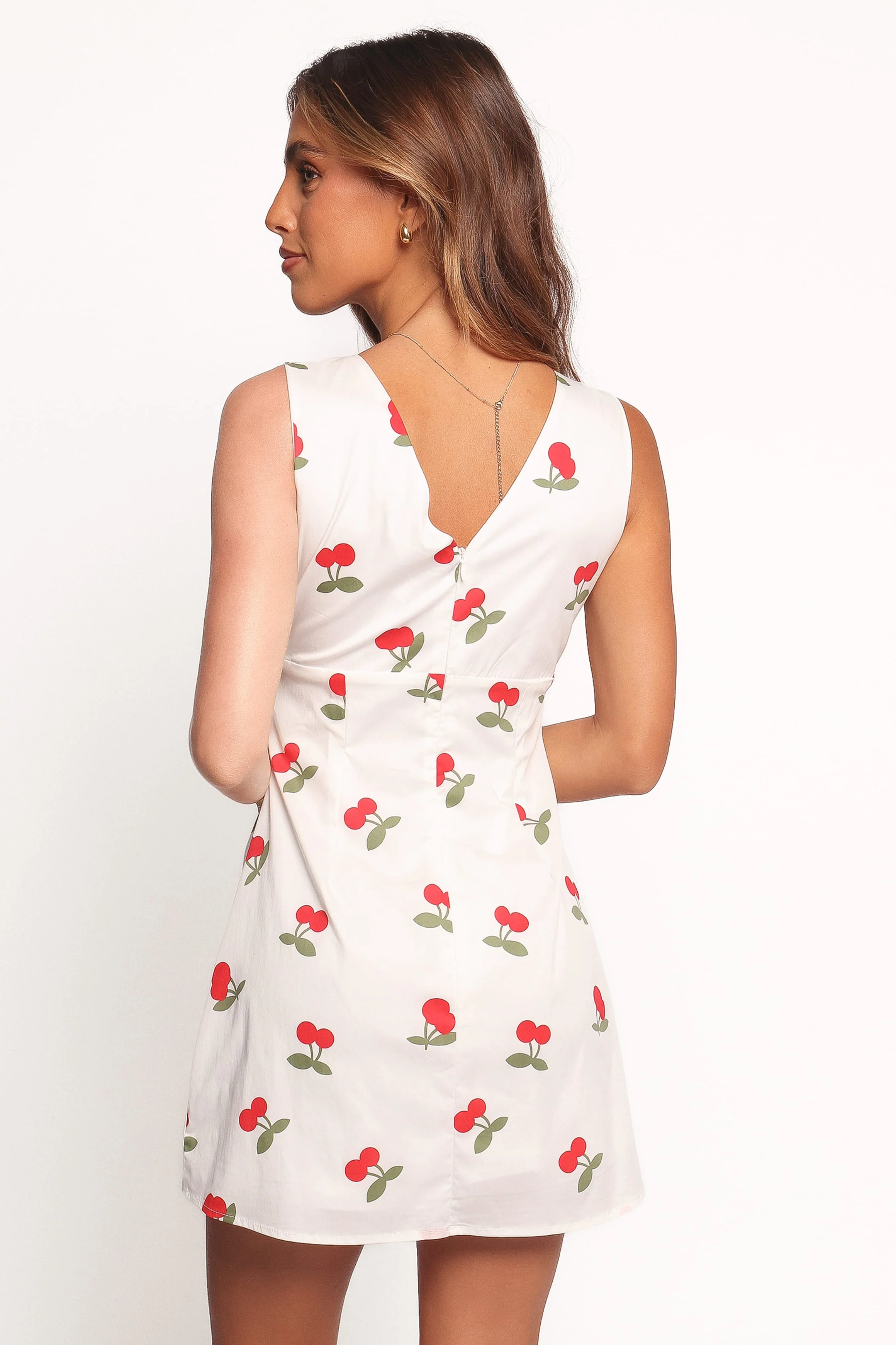 Sable Mini Dress - Cherry Print - Image 3