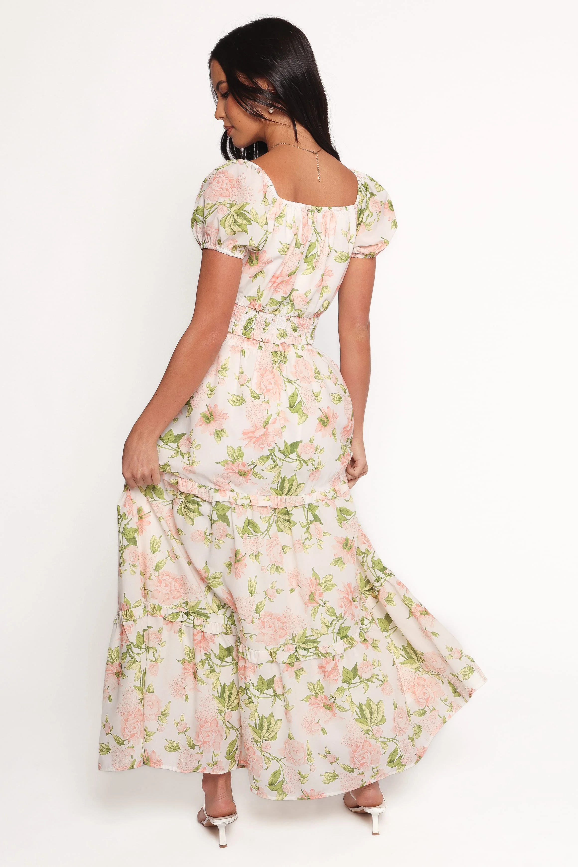 Sabrie Off Shoulder Skirt Set - Floral - Image 3