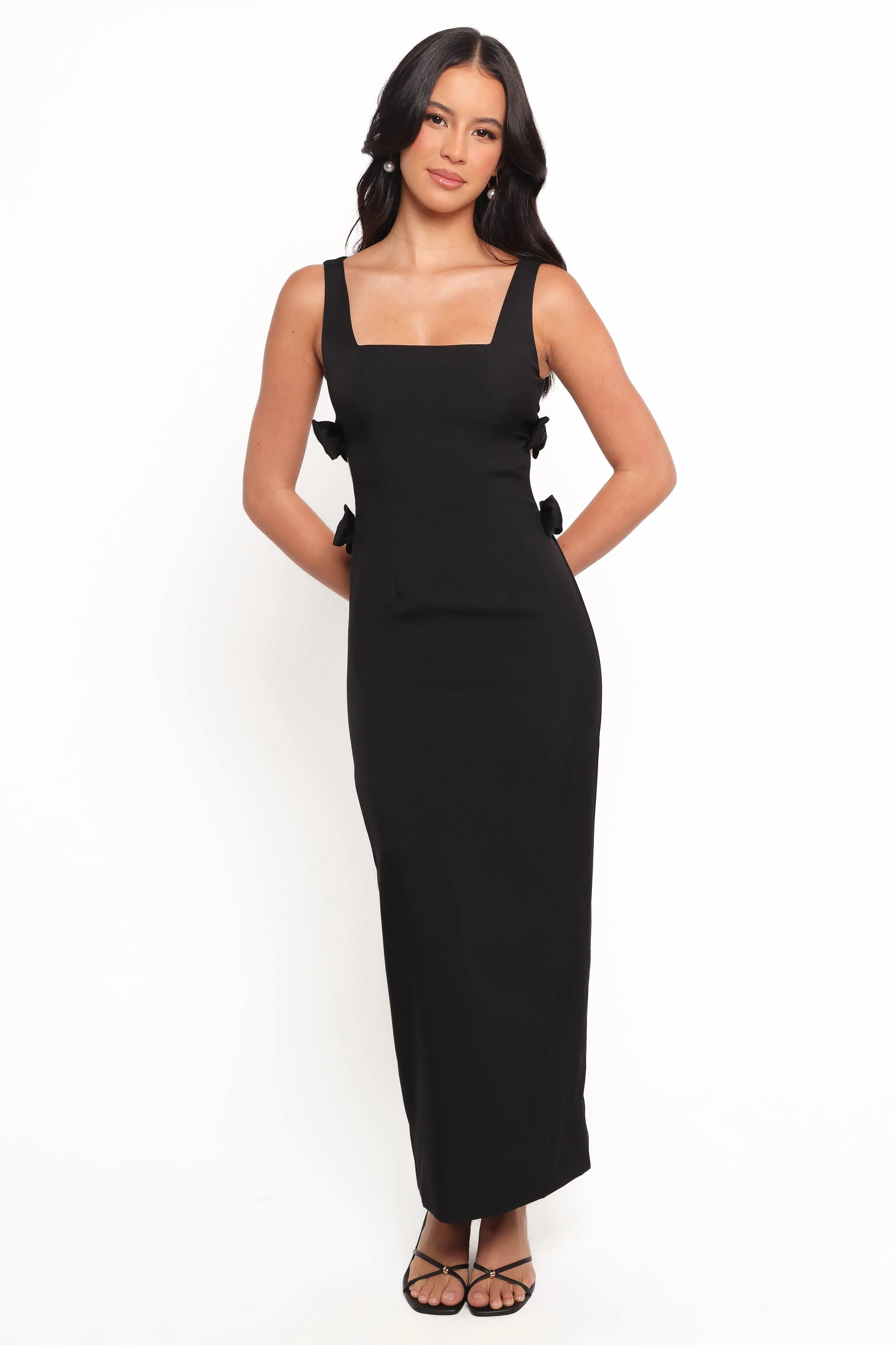 Sadie Midi Dress - Black - Image 6