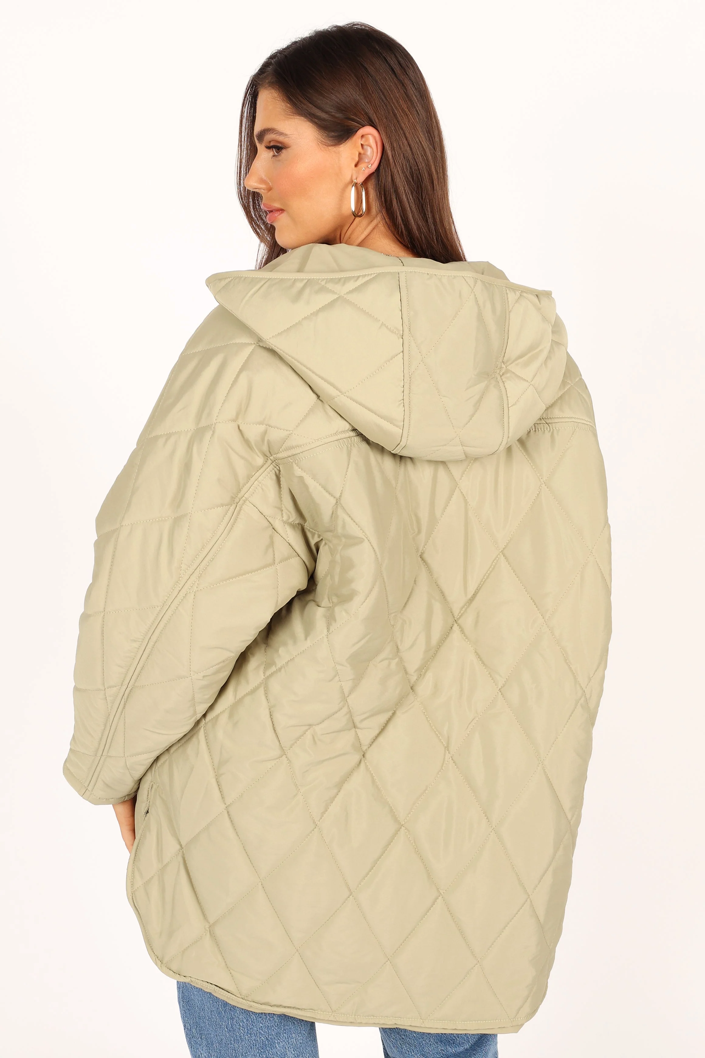 Sally Quilted Jacket - Green - Image 6