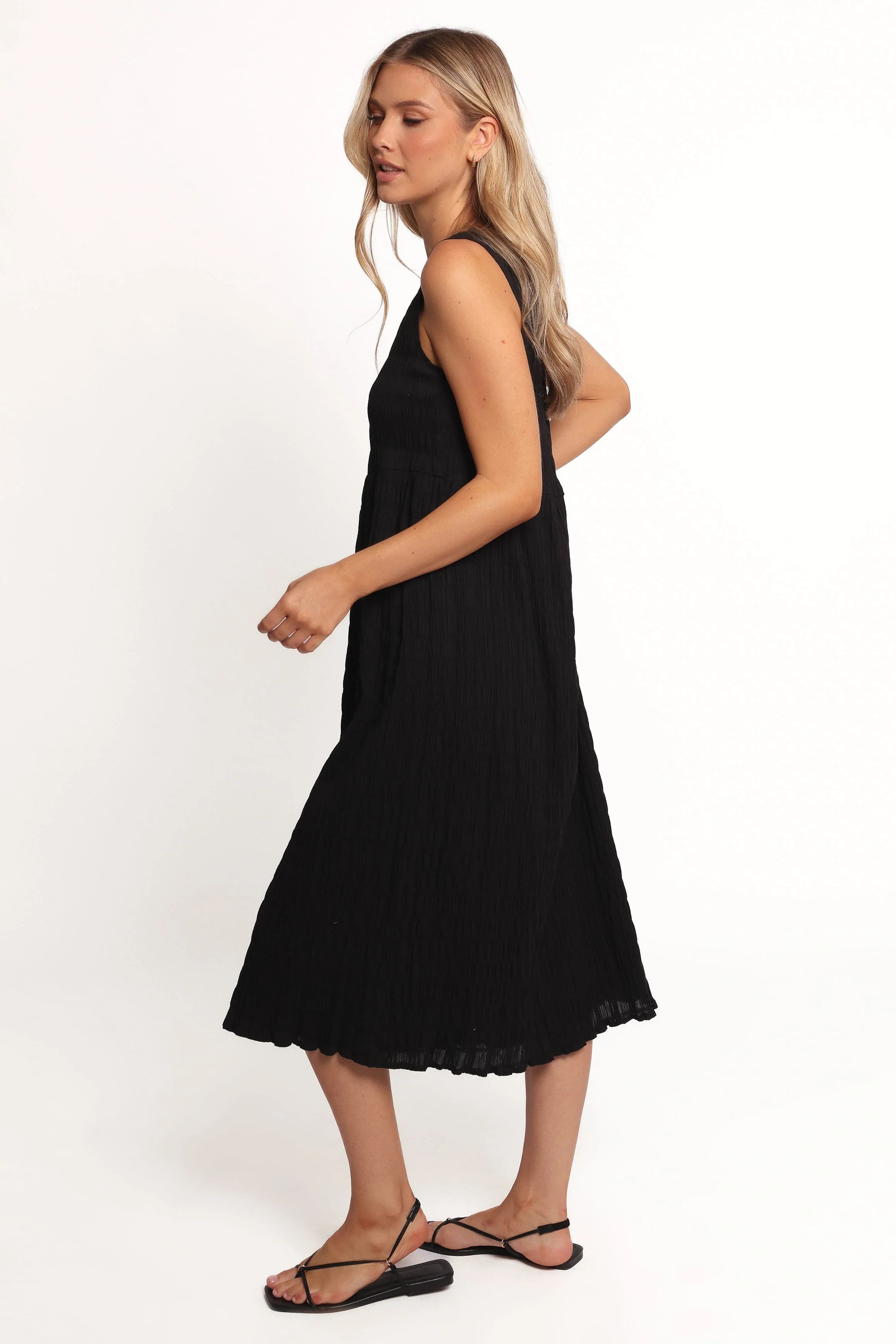 Sam Midi Dress - Black - Image 3