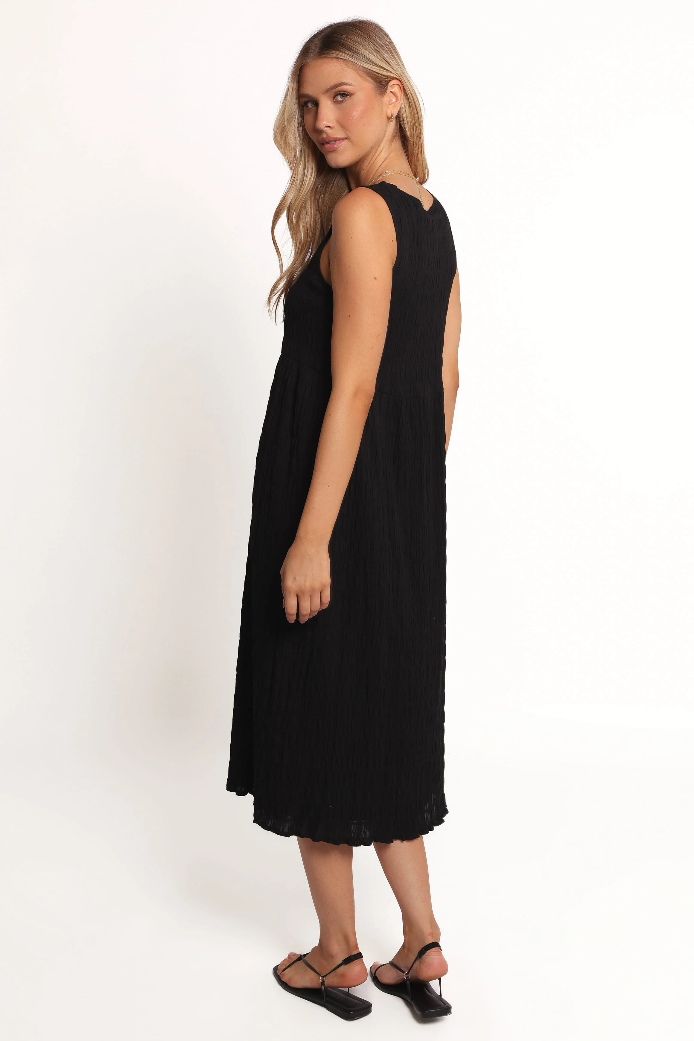 Sam Midi Dress - Black - Image 4